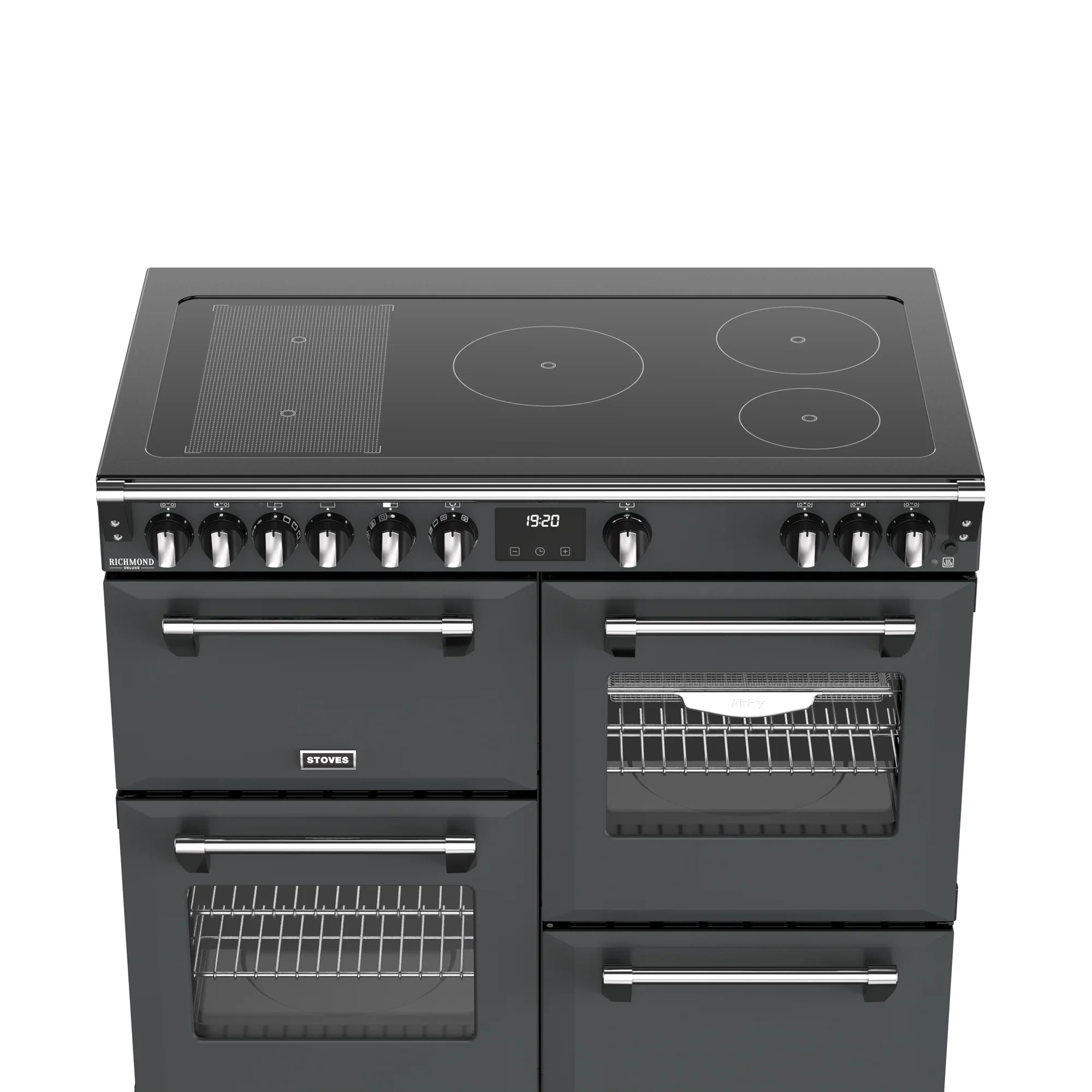 Stoves Richmond Deluxe 100cm Induction Range Cooker 444412021 Anthracite Grey - Image 3