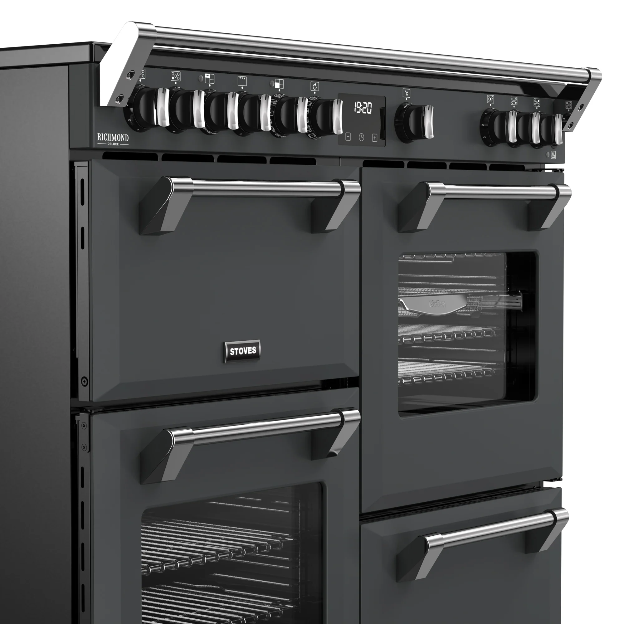 Stoves Richmond Deluxe 100cm Induction Range Cooker 444412021 Anthracite Grey - Image 4