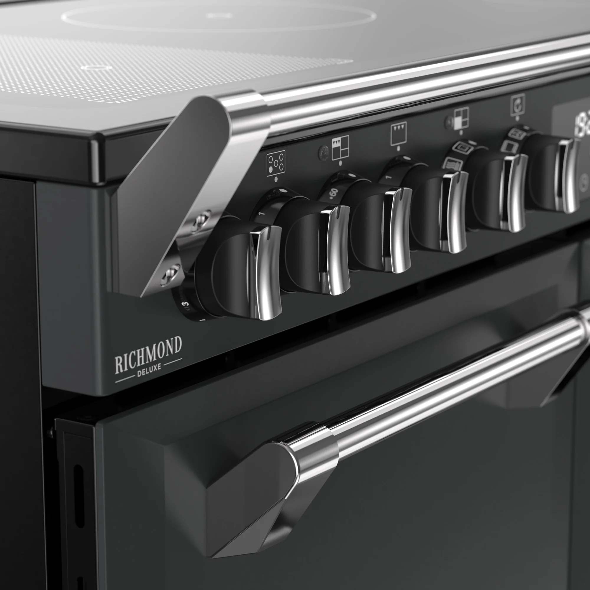 Stoves Richmond Deluxe 100cm Induction Range Cooker 444412021 Anthracite Grey - Image 5