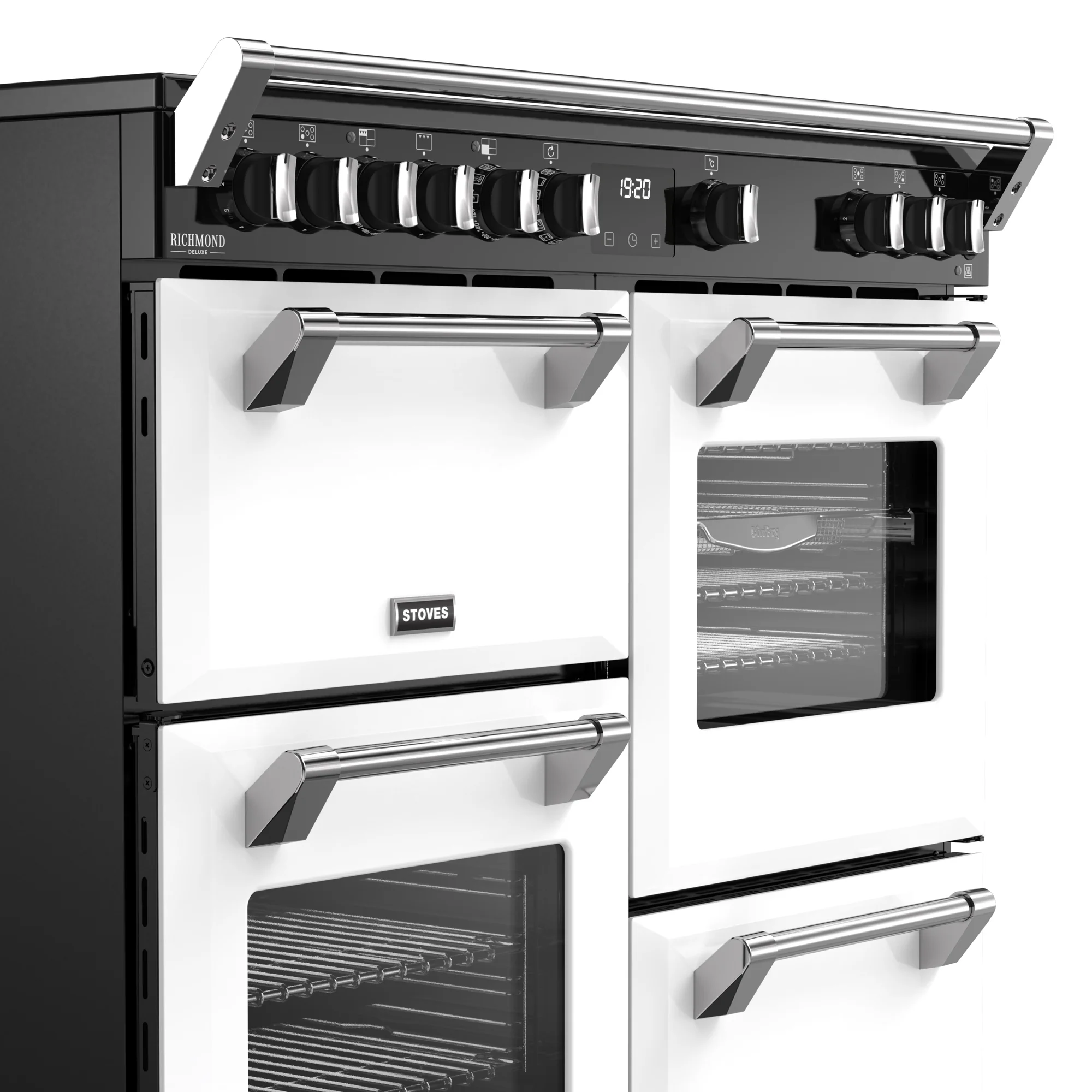 Stoves Richmond Deluxe 100cm Induction Range Cooker 444412022 Ice White - Image 3