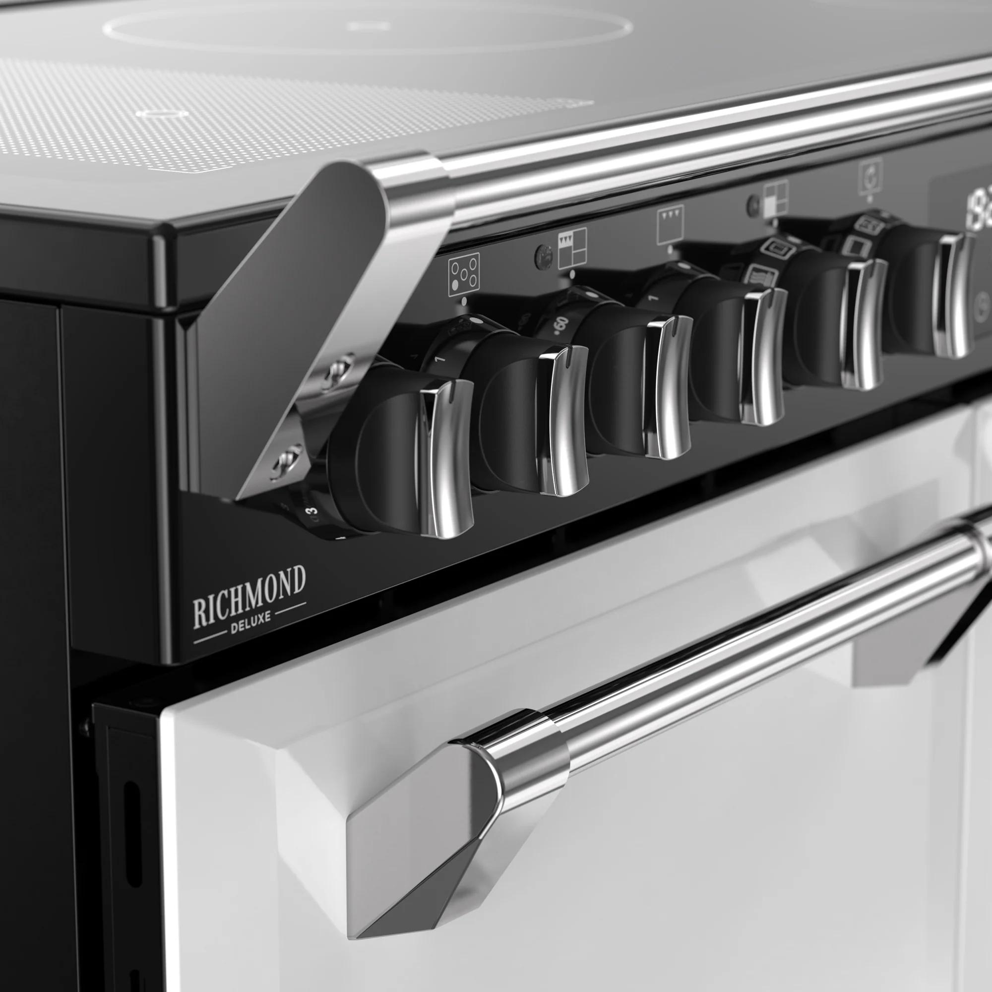 Stoves Richmond Deluxe 100cm Induction Range Cooker 444412022 Ice White - Image 4