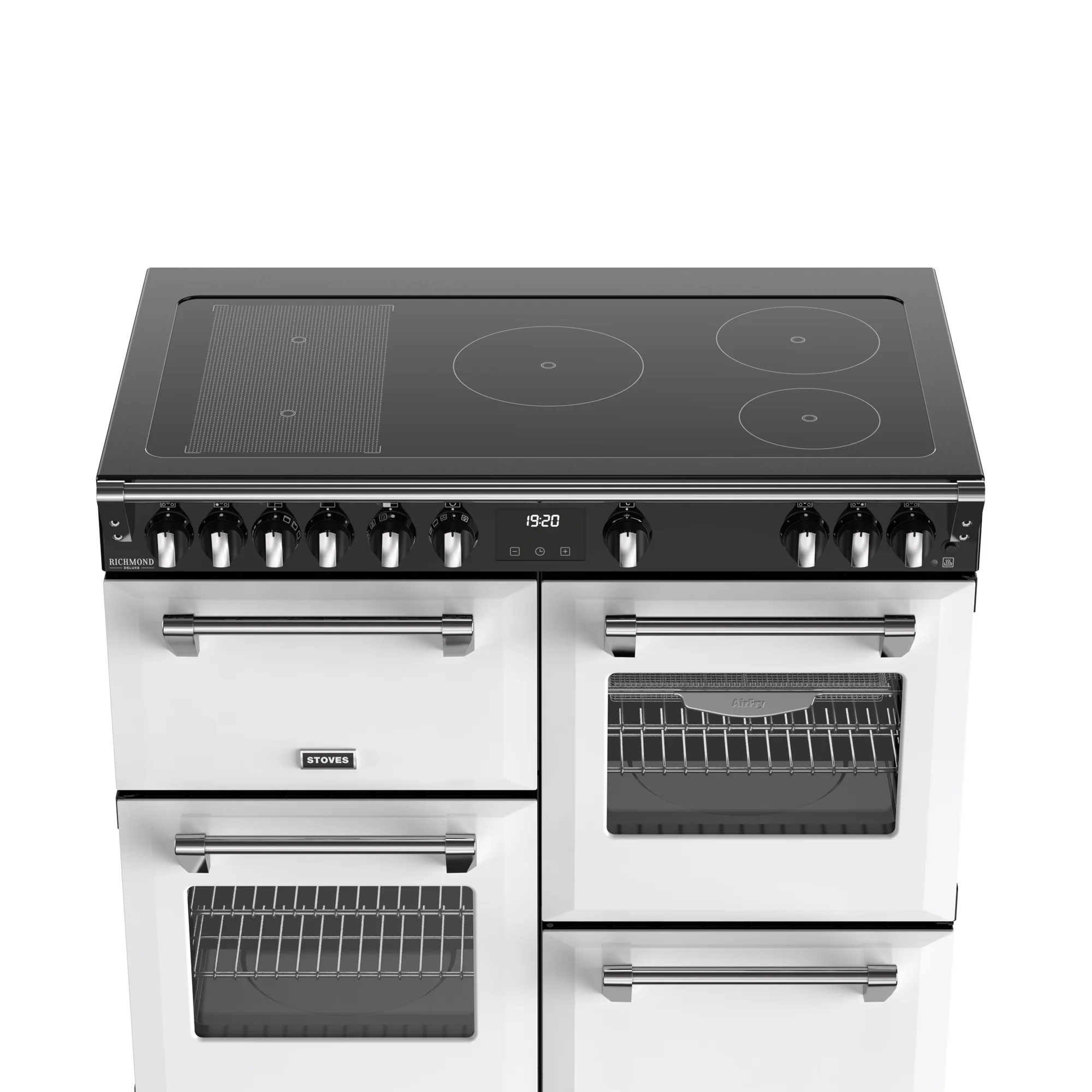 Stoves Richmond Deluxe 100cm Induction Range Cooker 444412022 Ice White - Image 6