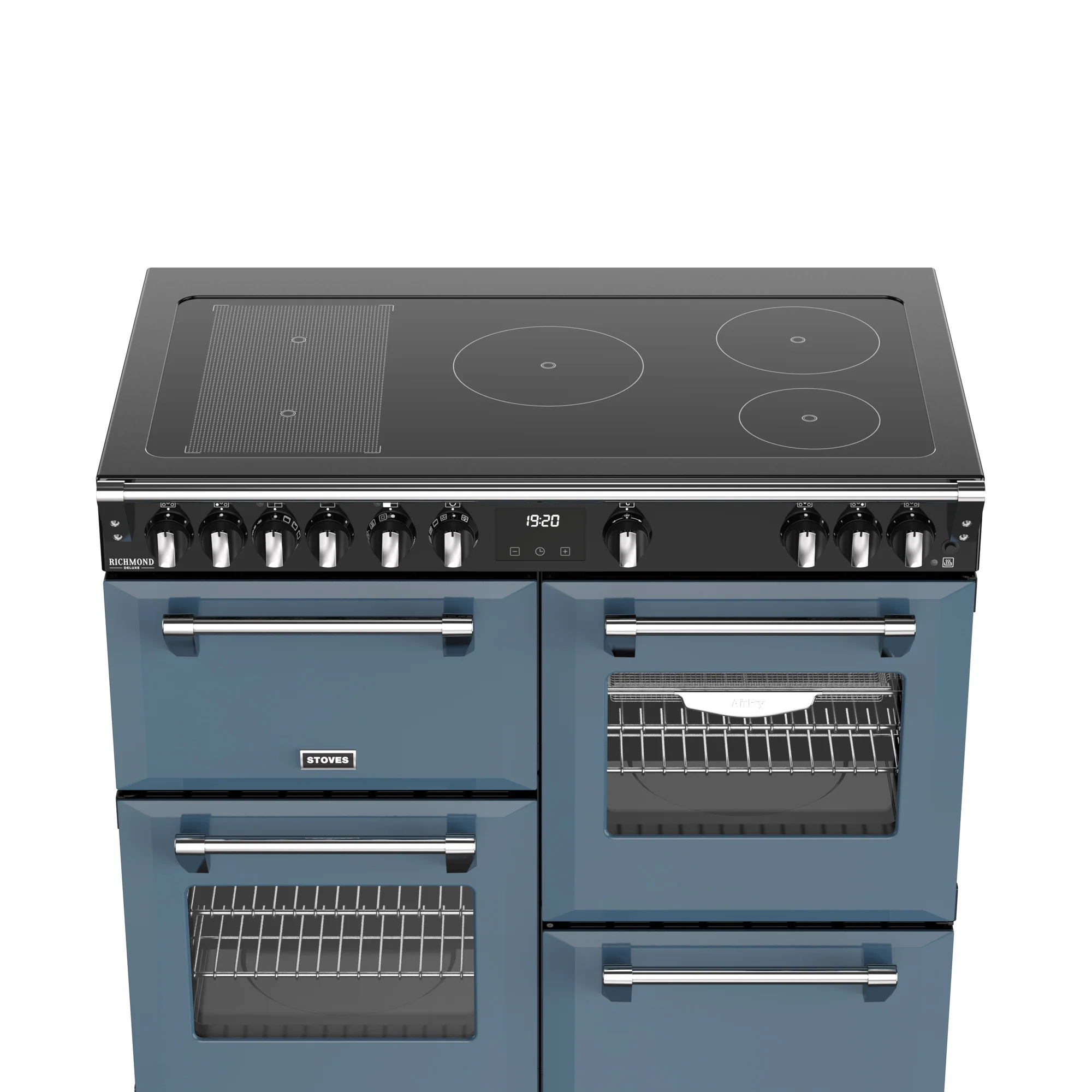 Stoves Richmond Deluxe 100cm Induction Range Cooker 444412023 Twilight Blue - Image 3