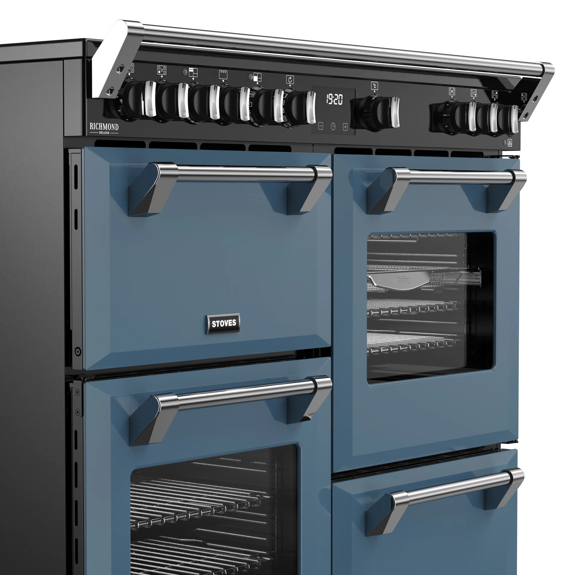 Stoves Richmond Deluxe 100cm Induction Range Cooker 444412023 Twilight Blue - Image 4