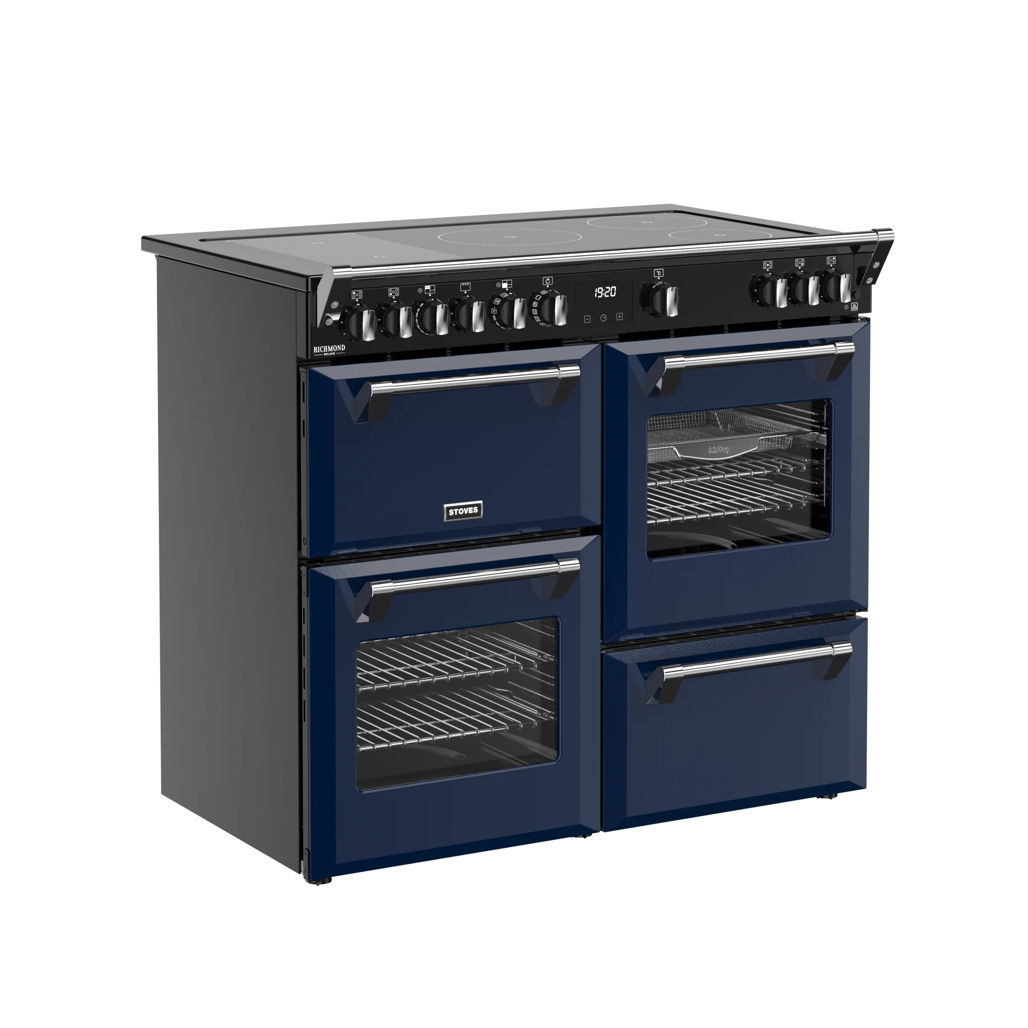 Stoves Richmond Deluxe 100cm Induction Range Cooker 444412024 Midnight Blue - Image 2