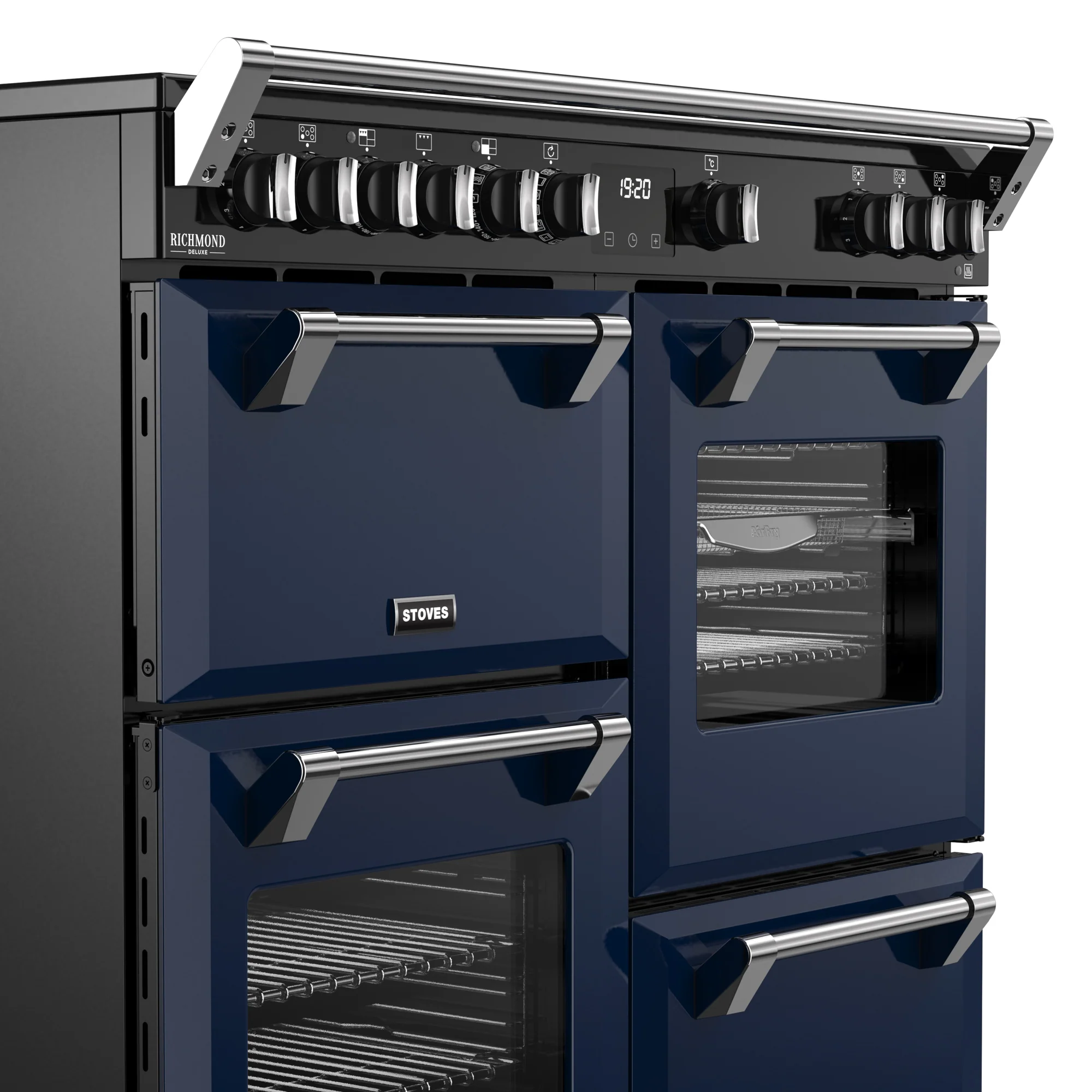 Stoves Richmond Deluxe 100cm Induction Range Cooker 444412024 Midnight Blue - Image 3
