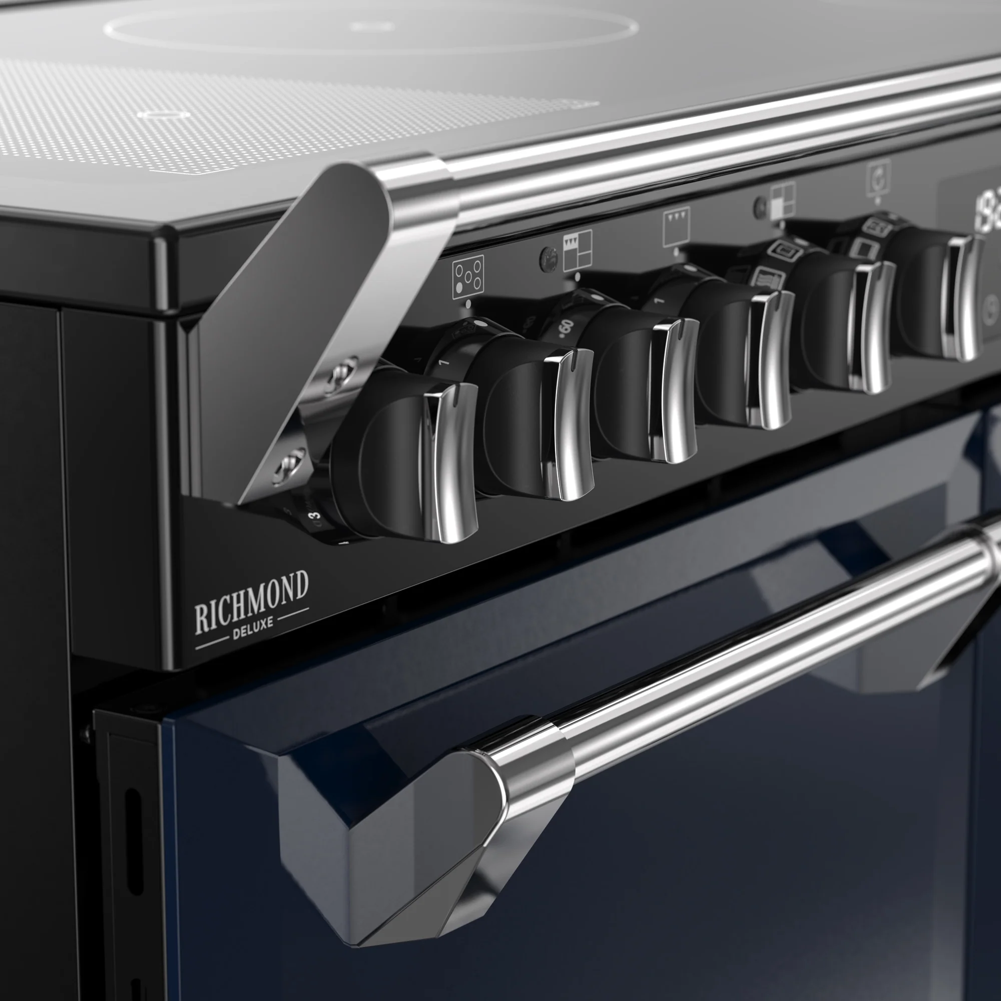 Stoves Richmond Deluxe 100cm Induction Range Cooker 444412024 Midnight Blue - Image 5