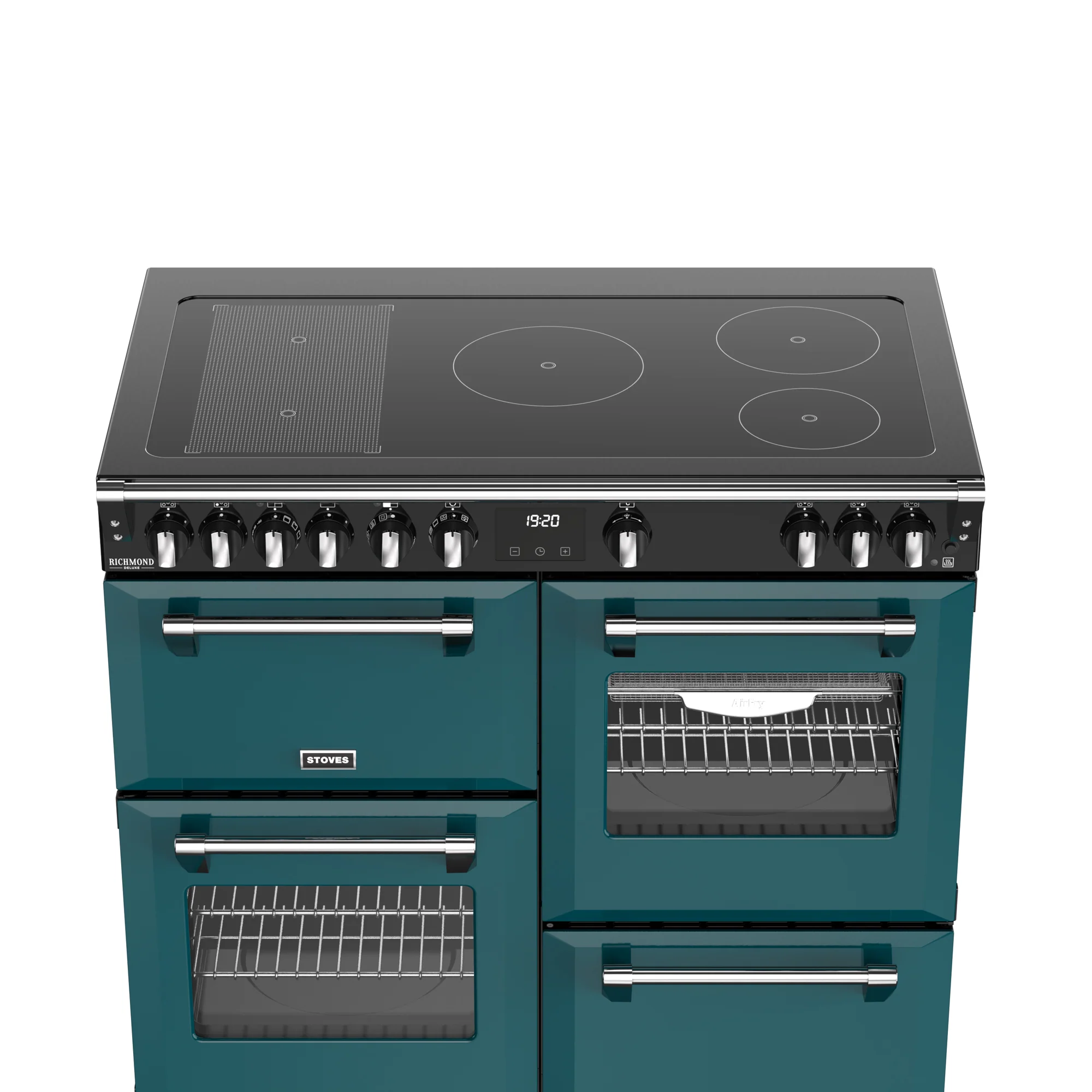 Stoves Richmond Deluxe 100cm Induction Range Cooker 444412025 Deep Marine - Image 3
