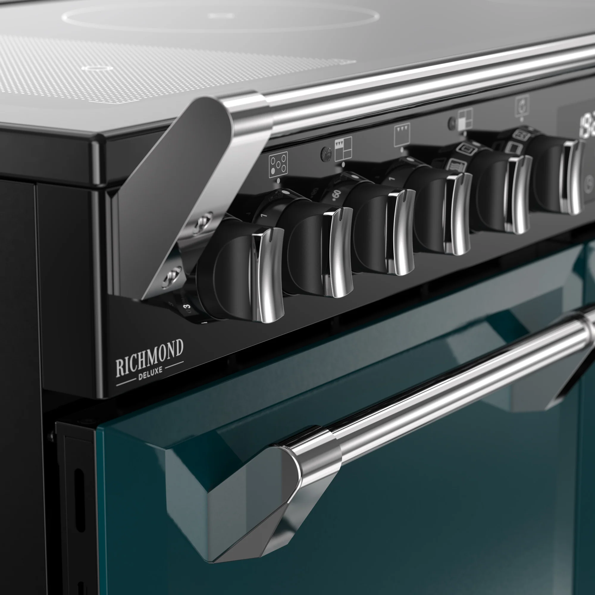 Stoves Richmond Deluxe 100cm Induction Range Cooker 444412025 Deep Marine - Image 5
