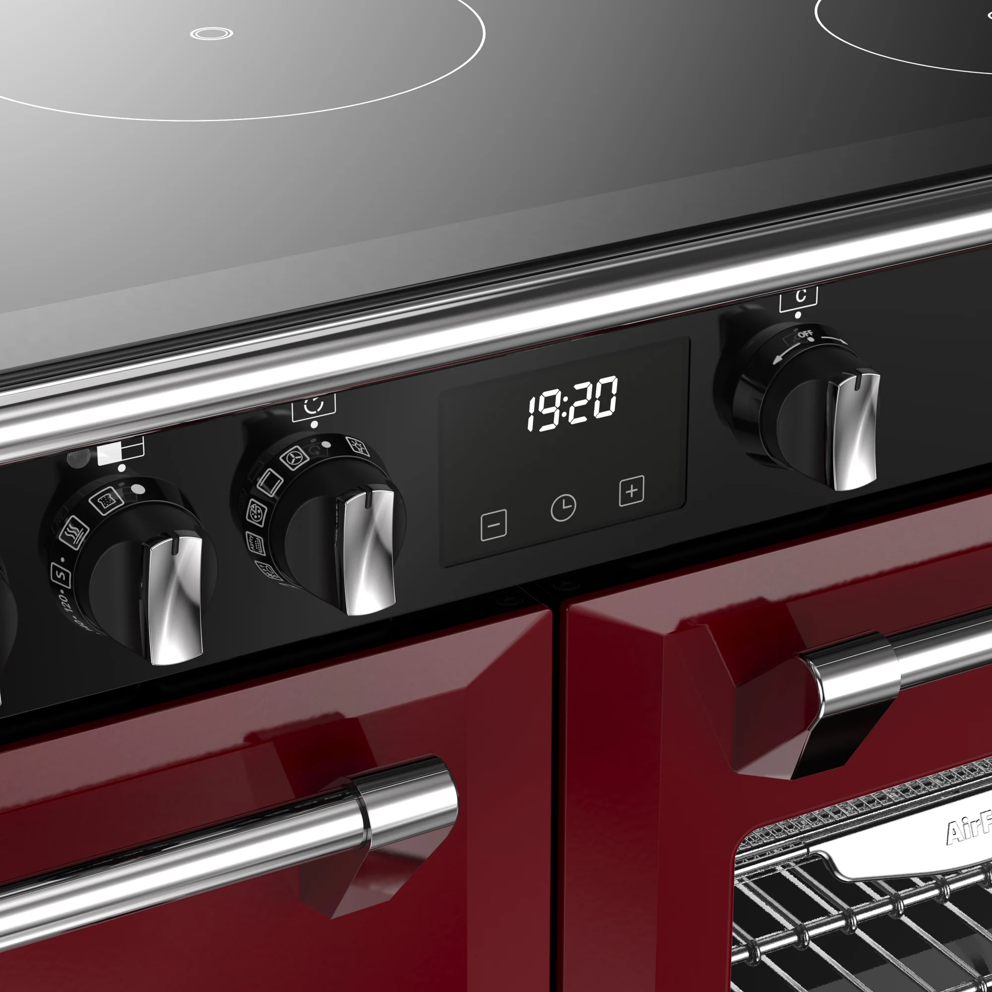 Stoves Richmond Deluxe 100cm Induction Range Cooker 444412026 Garnet Red - Image 6
