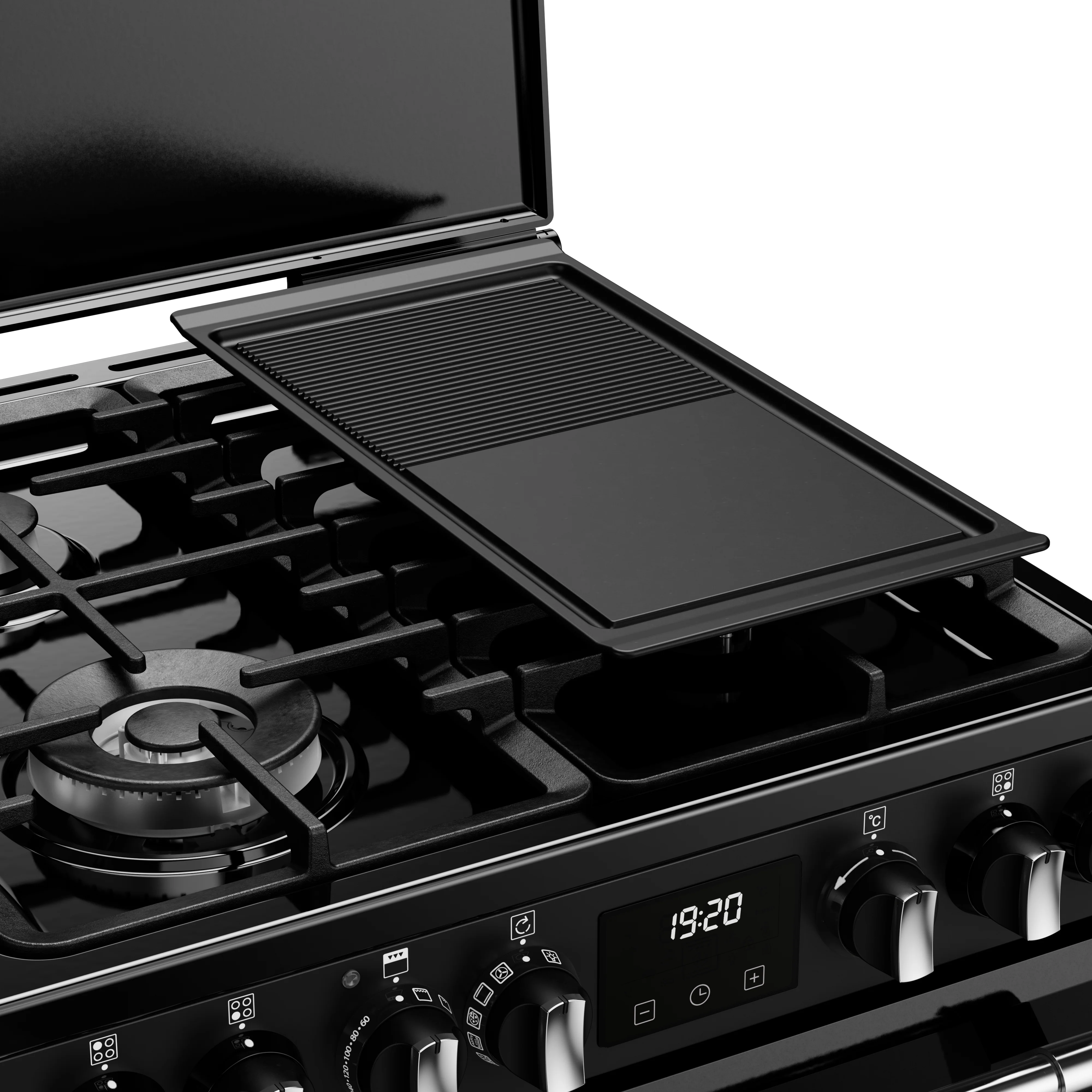Stoves Richmond Deluxe 444411844 60DF Black Freestanding Dual Fuel Cooker - Image 5