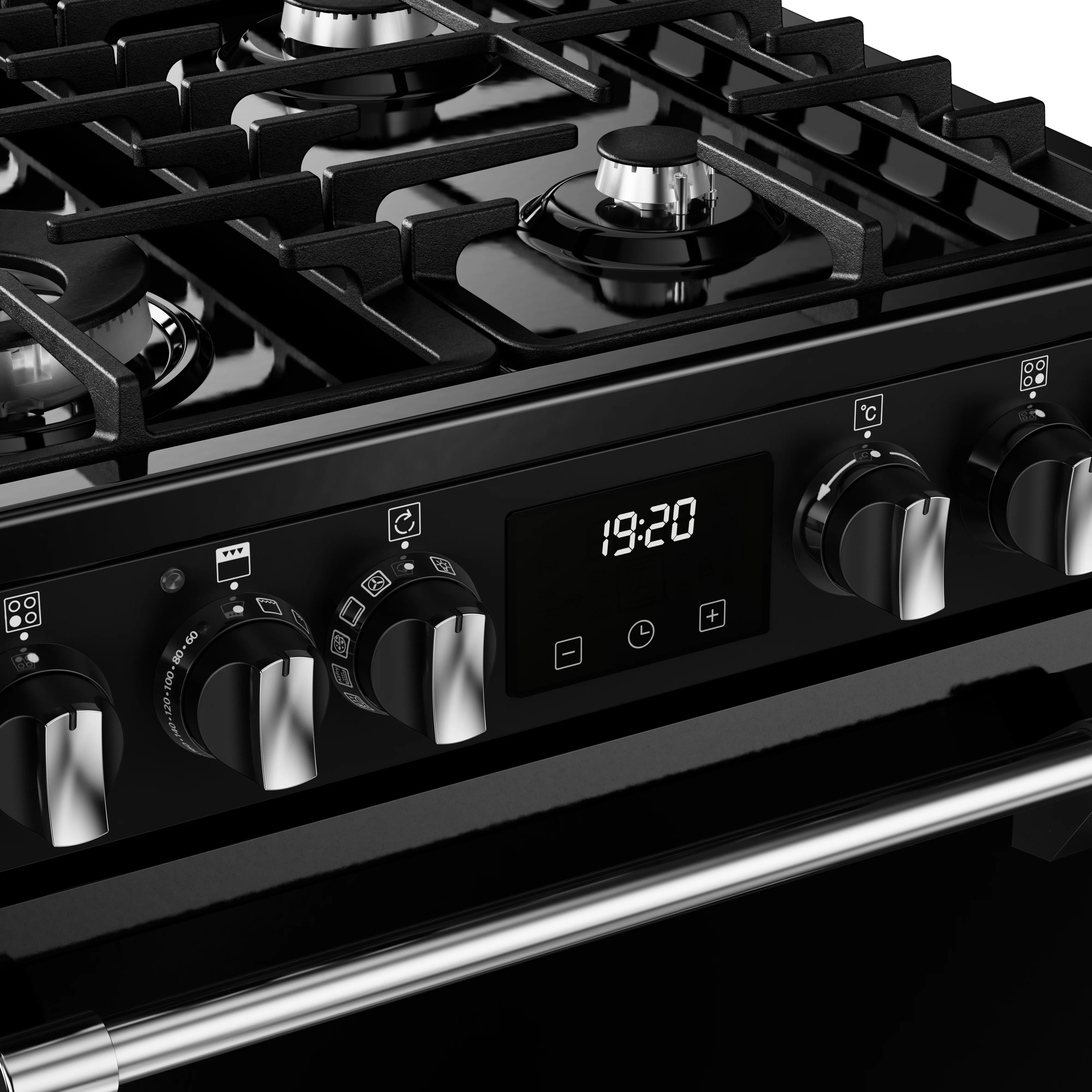 Stoves Richmond Deluxe 444411844 60DF Black Freestanding Dual Fuel Cooker - Image 6