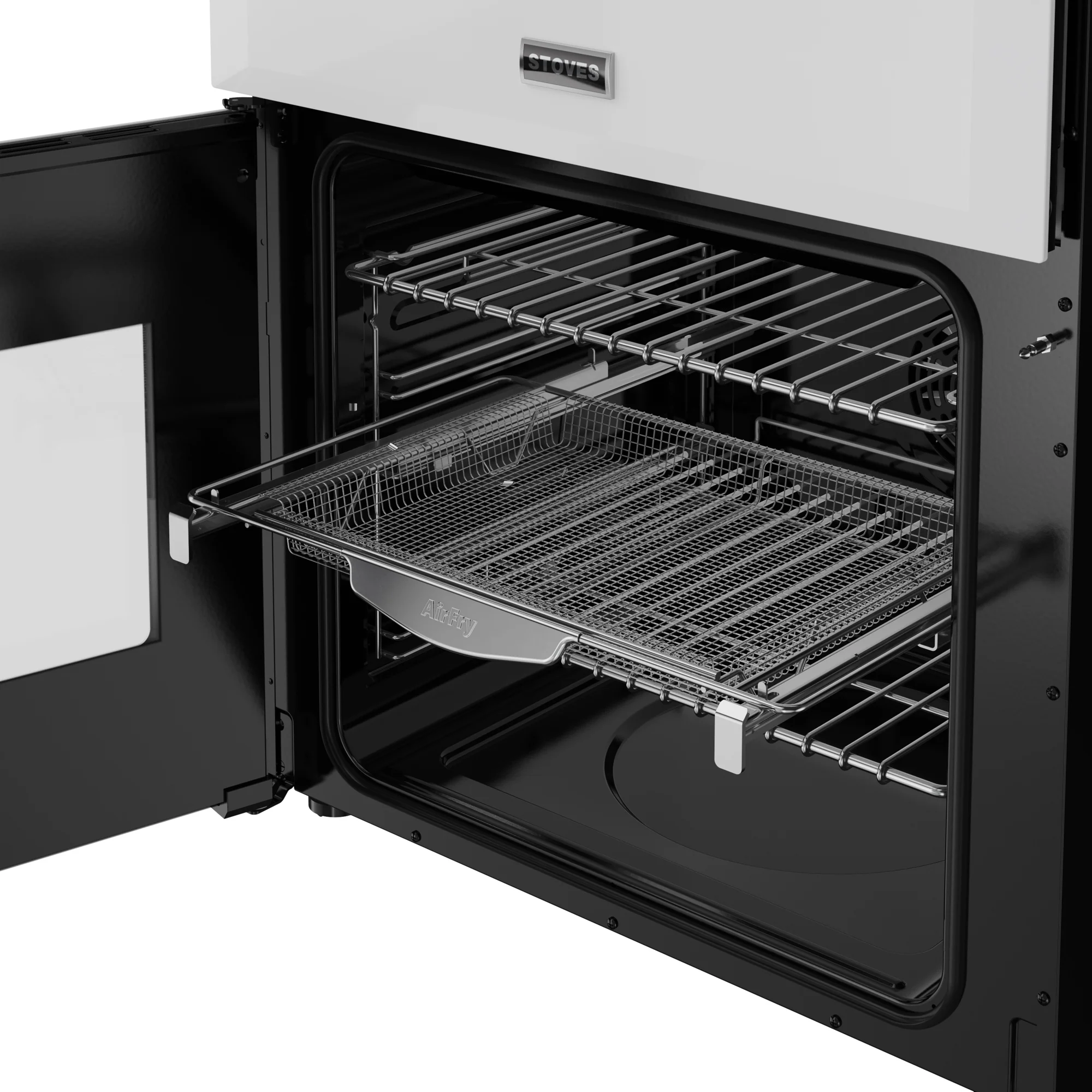 Stoves Richmond Deluxe 444411993 60DF Freestanding Dual Fuel Cooker Ice White - Image 3