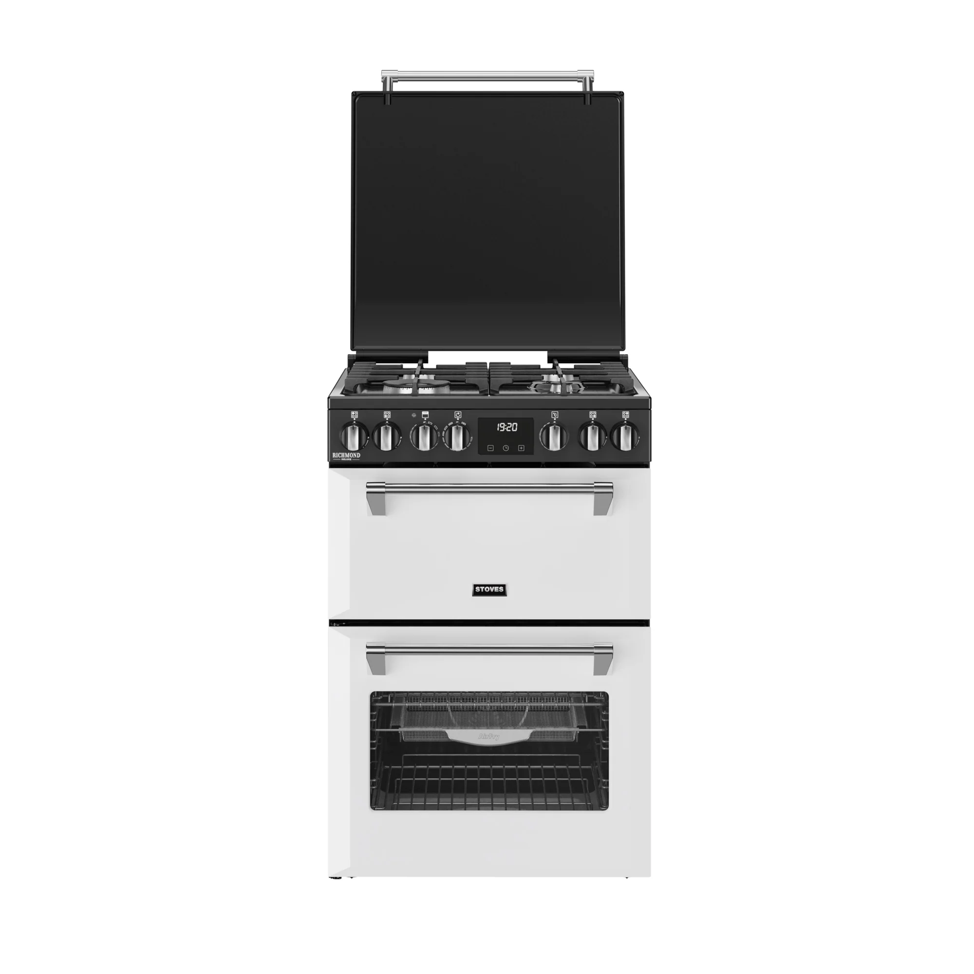 Stoves Richmond Deluxe 444411993 60DF Freestanding Dual Fuel Cooker Ice White - Image 5