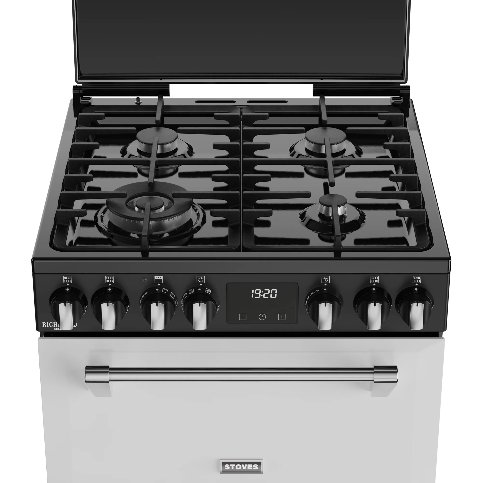 Stoves Richmond Deluxe 444411993 60DF Freestanding Dual Fuel Cooker Ice White - Image 7