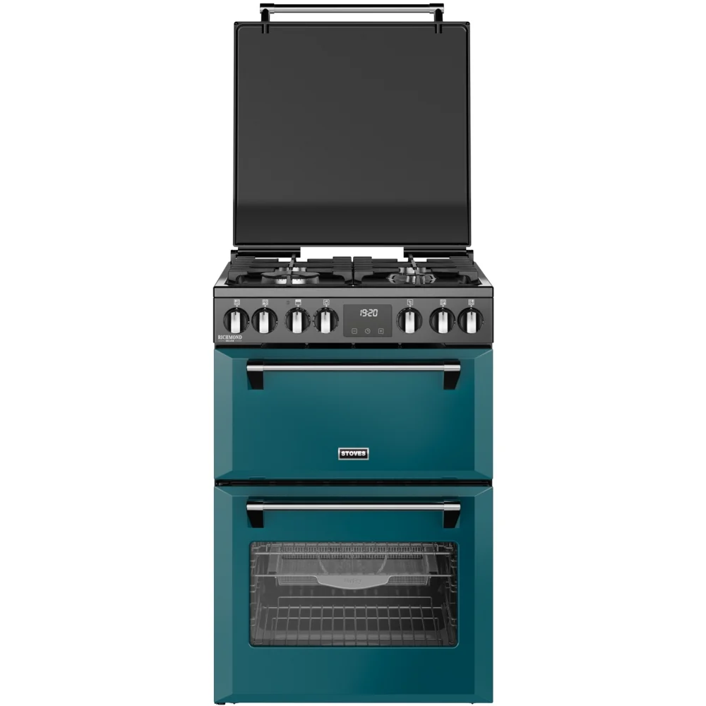 Stoves Richmond Deluxe 444411996 60DF Freestanding Dual Fuel Cooker Deep Marine - Image 2