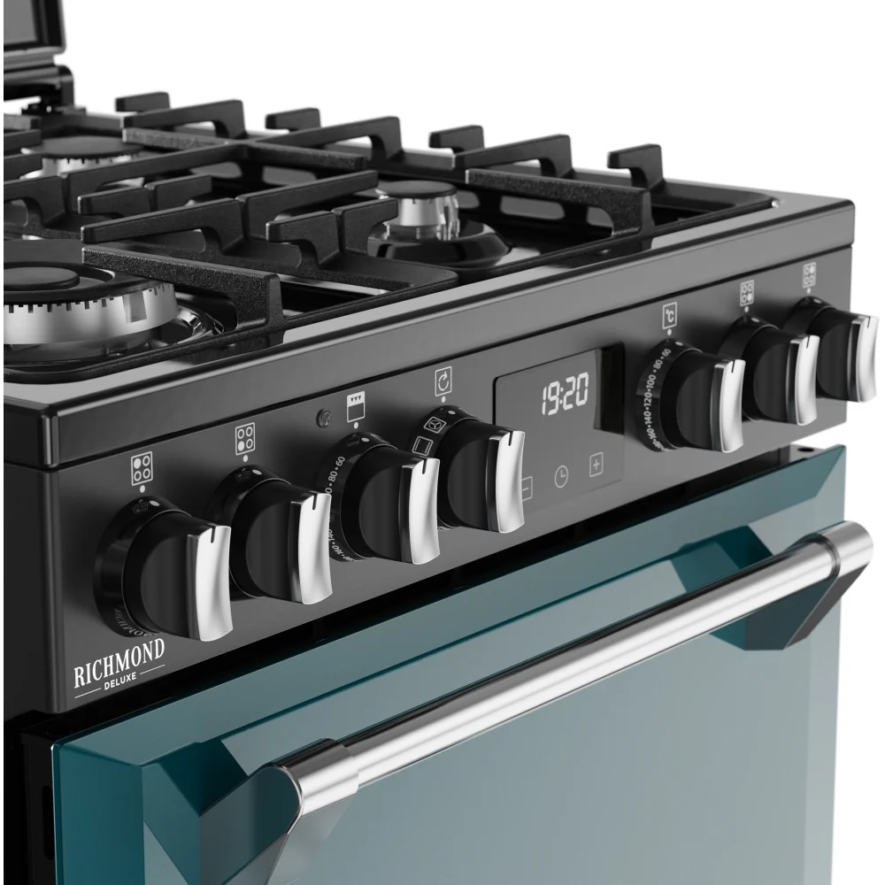 Stoves Richmond Deluxe 444411996 60DF Freestanding Dual Fuel Cooker Deep Marine - Image 8