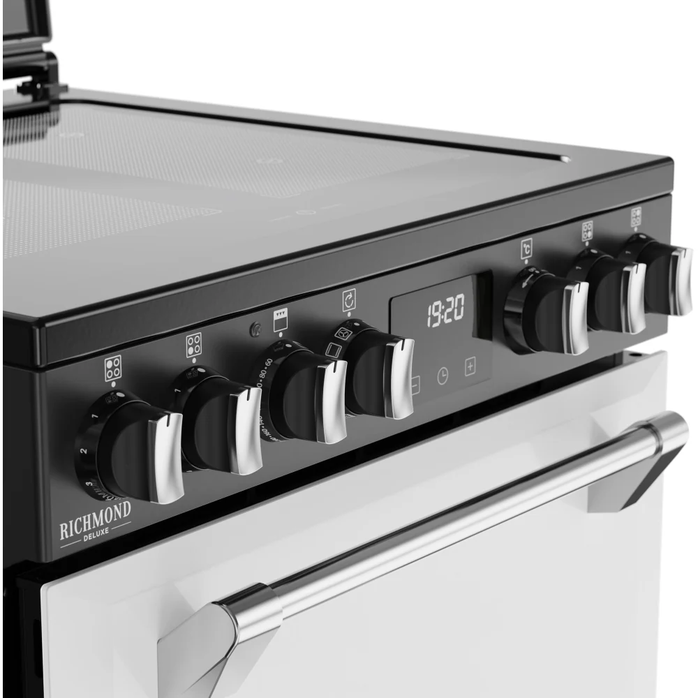 Stoves Richmond Deluxe 444411998 60Ei Freestanding Induction Electric Cooker Ice White - Image 5