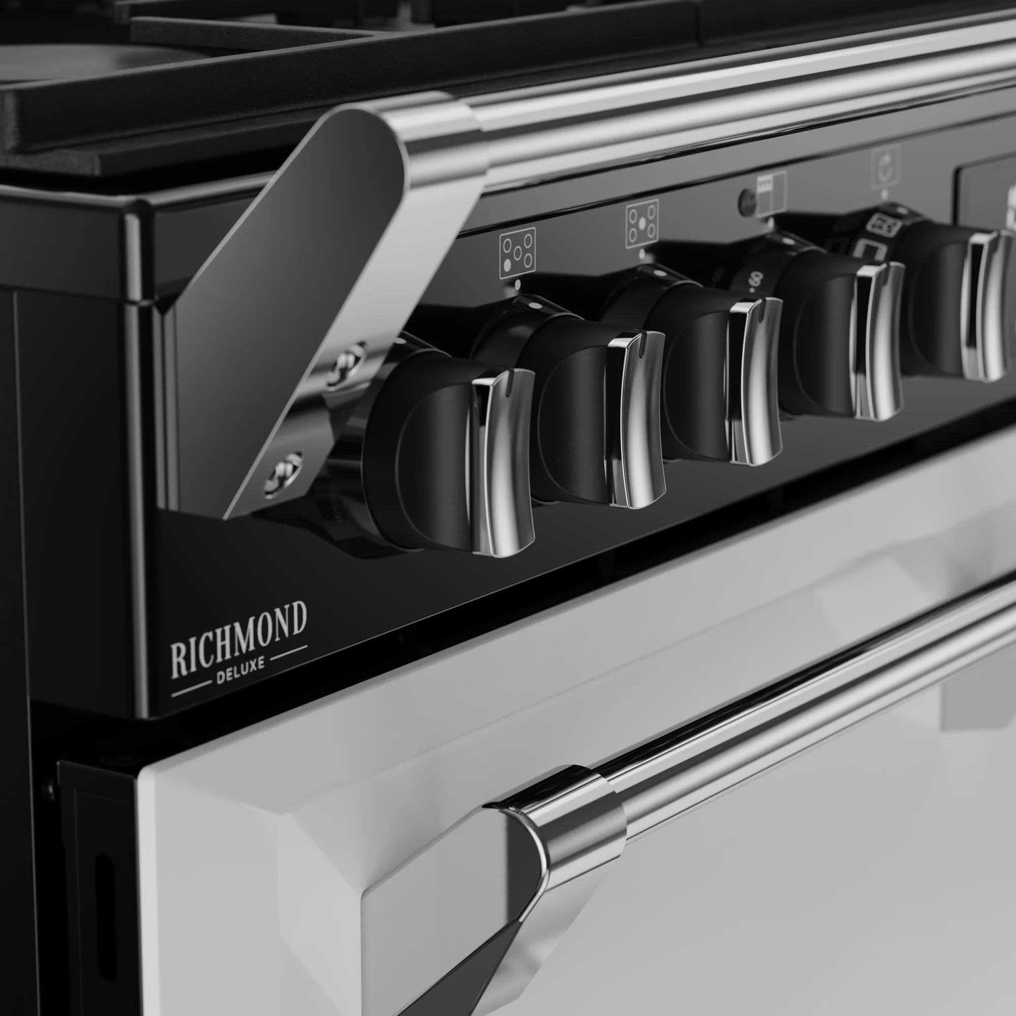 Stoves Richmond Deluxe 90cm Dual Fuel Range Cooker 444412004 Ice White - Image 7
