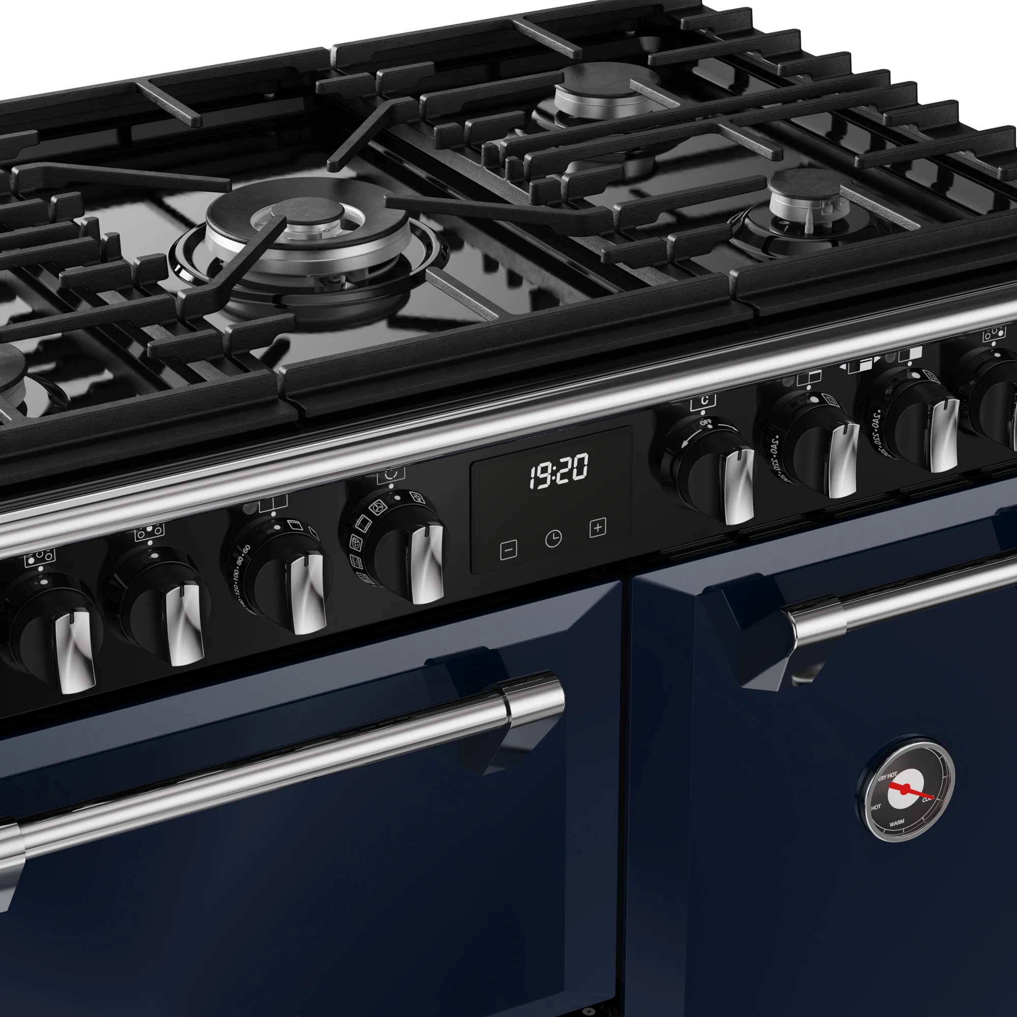 Stoves Richmond Deluxe 90cm Dual Fuel Range Cooker 444412006 Midnight Blue - Image 9