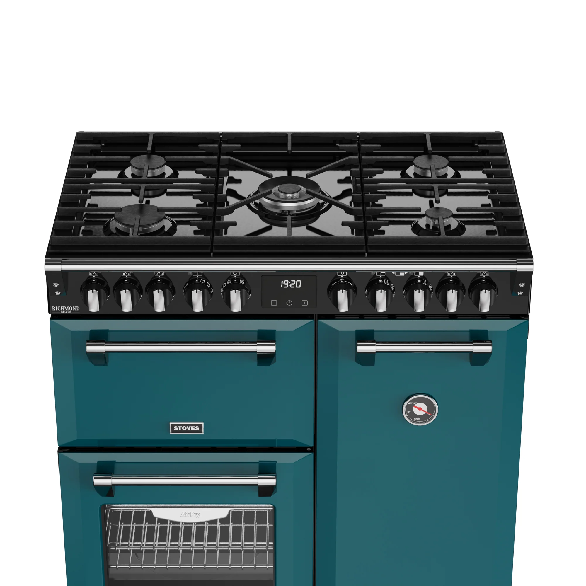 Stoves Richmond Deluxe 90cm Dual Fuel Range Cooker 444412007 Deep Marine - Image 3