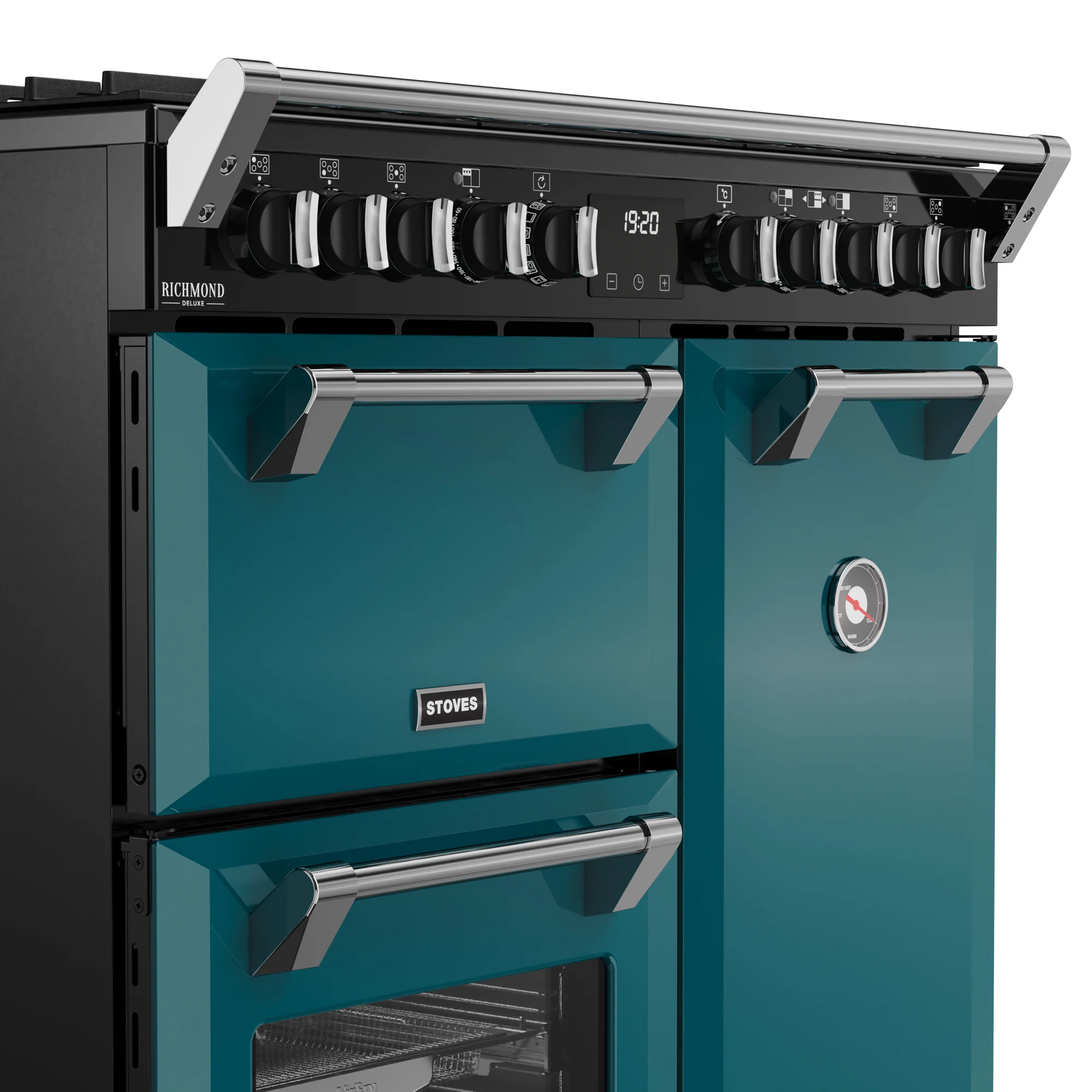 Stoves Richmond Deluxe 90cm Dual Fuel Range Cooker 444412007 Deep Marine - Image 4
