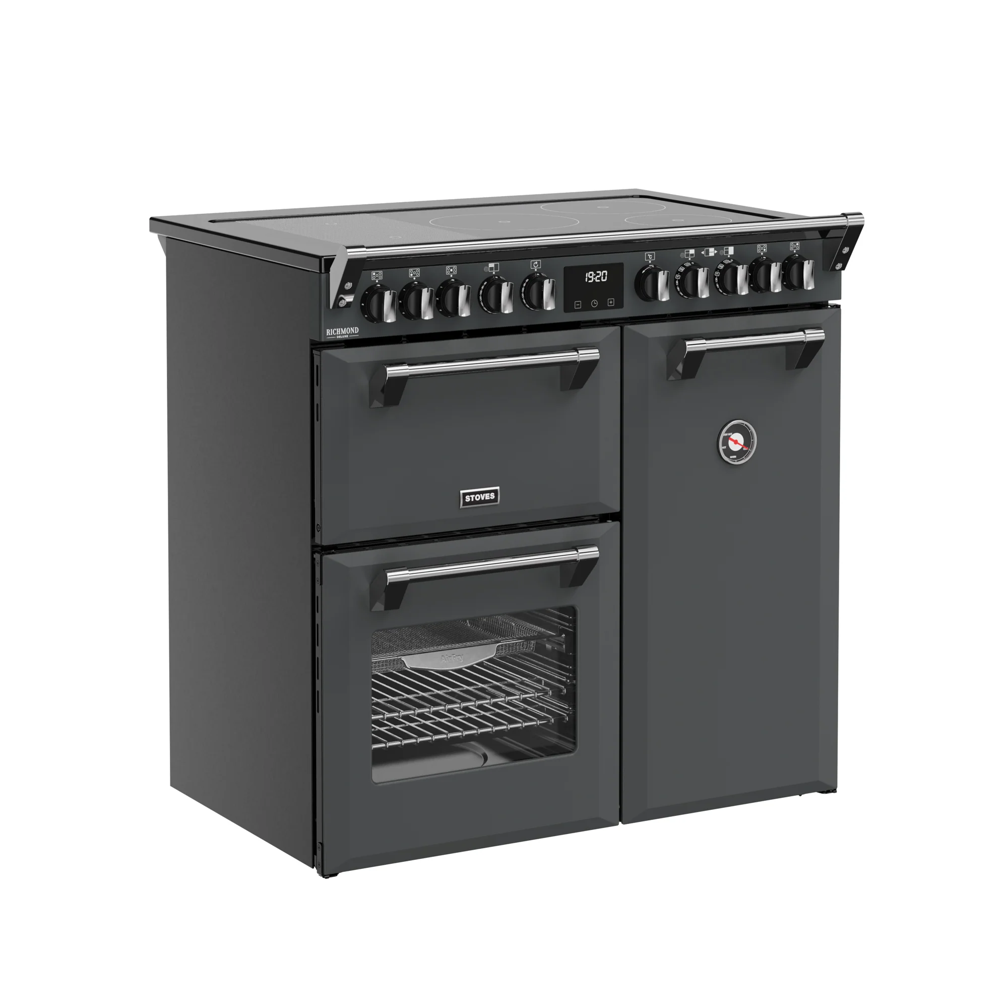 Stoves Richmond Deluxe 90cm Induction Range Cooker 444412009 Anthracite Grey - Image 2