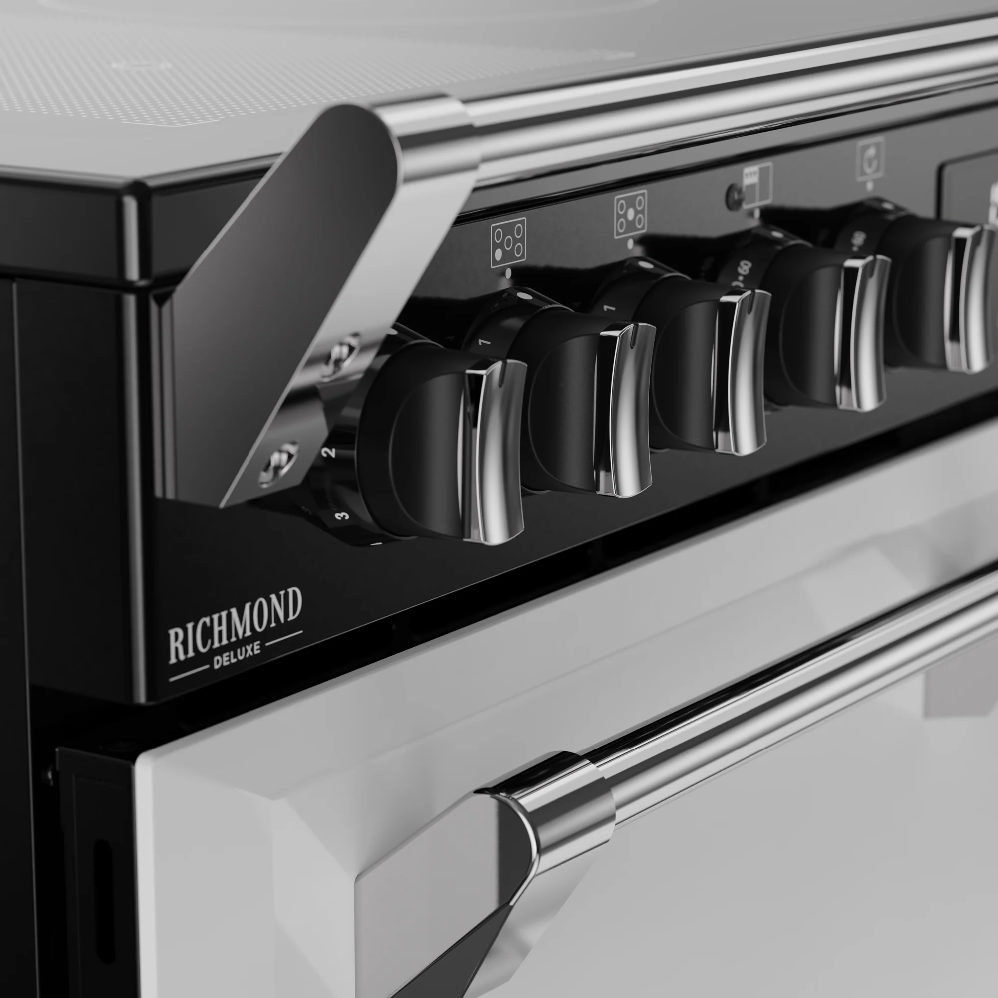 Stoves Richmond Deluxe 90cm Induction Range Cooker 444412010 Ice White - Image 4
