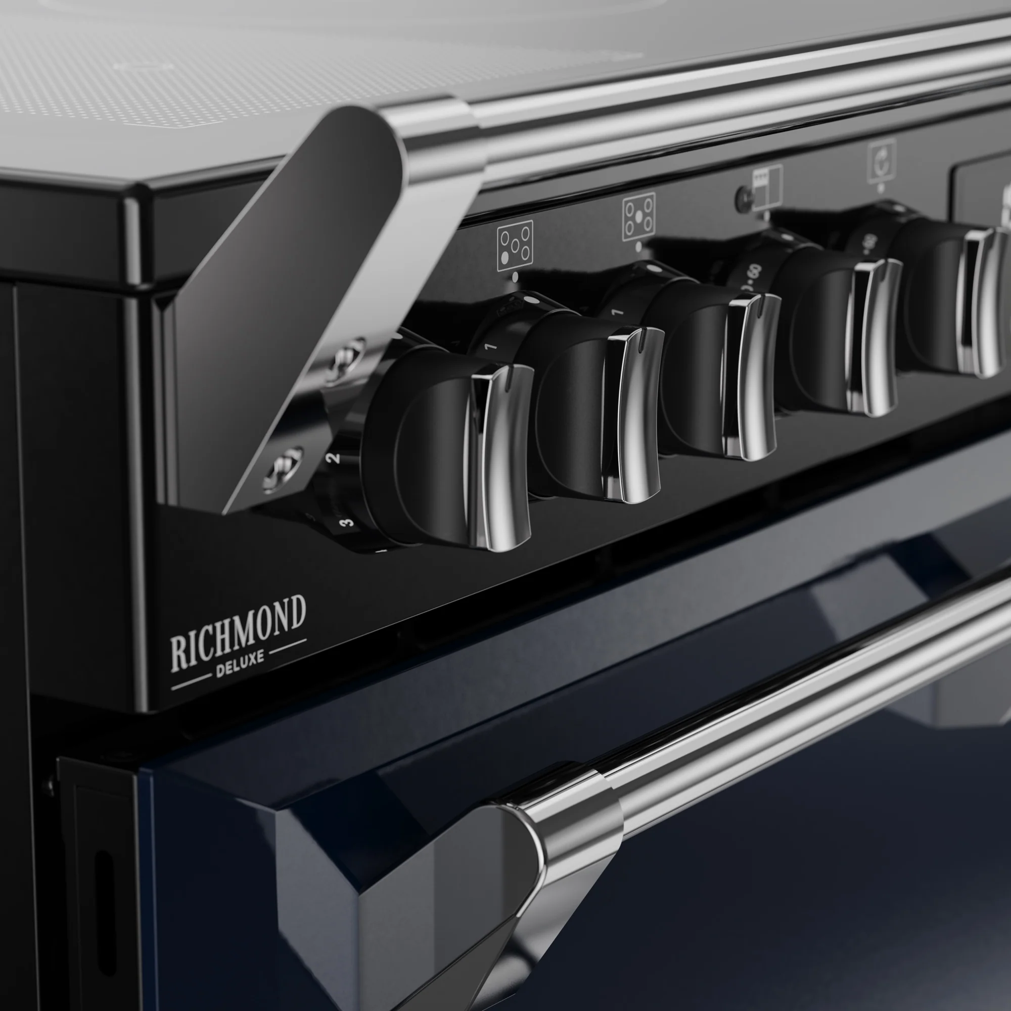 Stoves Richmond Deluxe 90cm Induction Range Cooker 444412012 Midnight Blue - Image 4