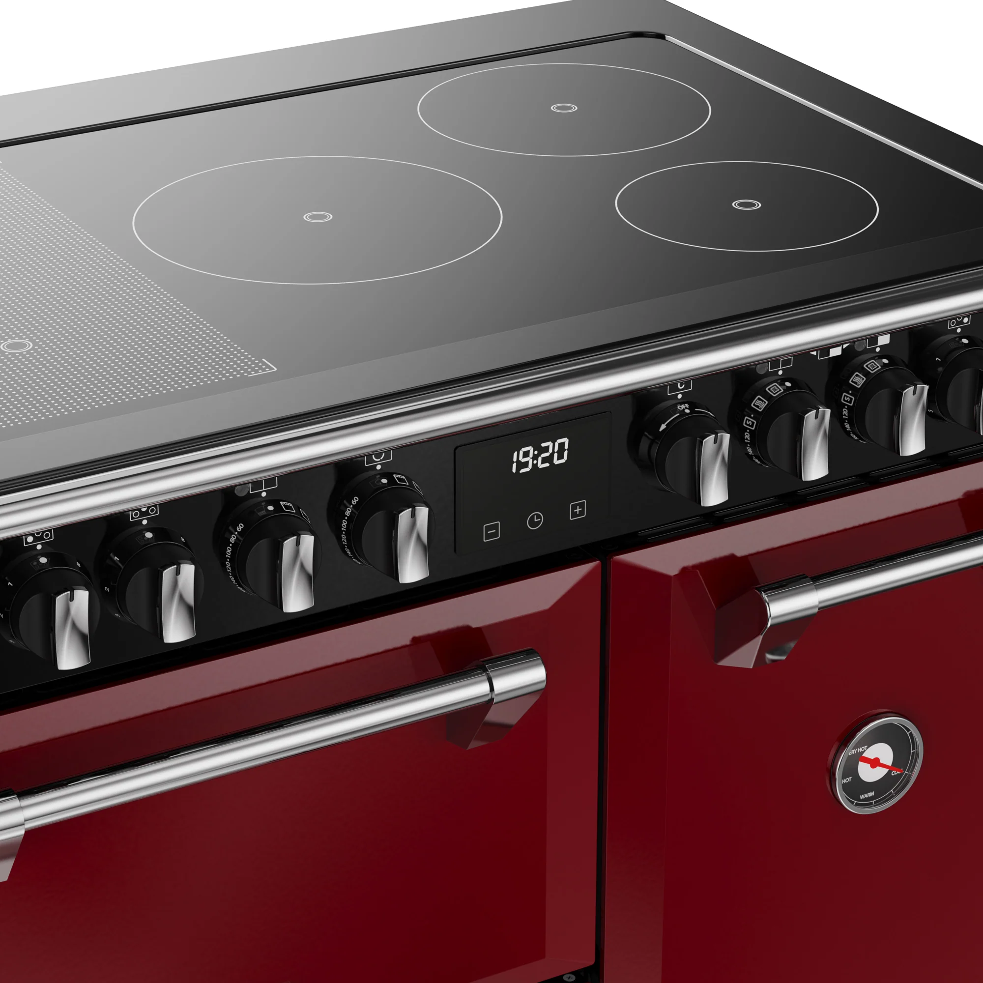 Stoves Richmond Deluxe 90cm Induction Range Cooker 444412014 Garnet Red - Image 8