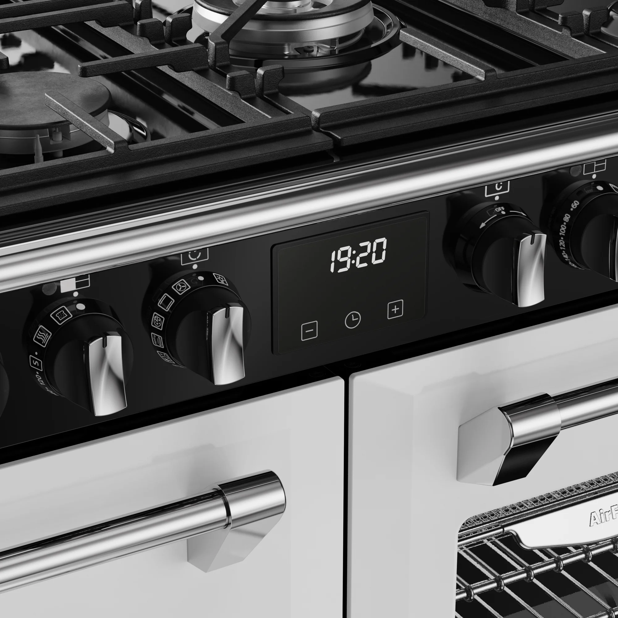 Stoves Richmond Deluxe Colour Boutique 100cm Dual Fuel Range Cooker 444412016 Ice White - Image 5