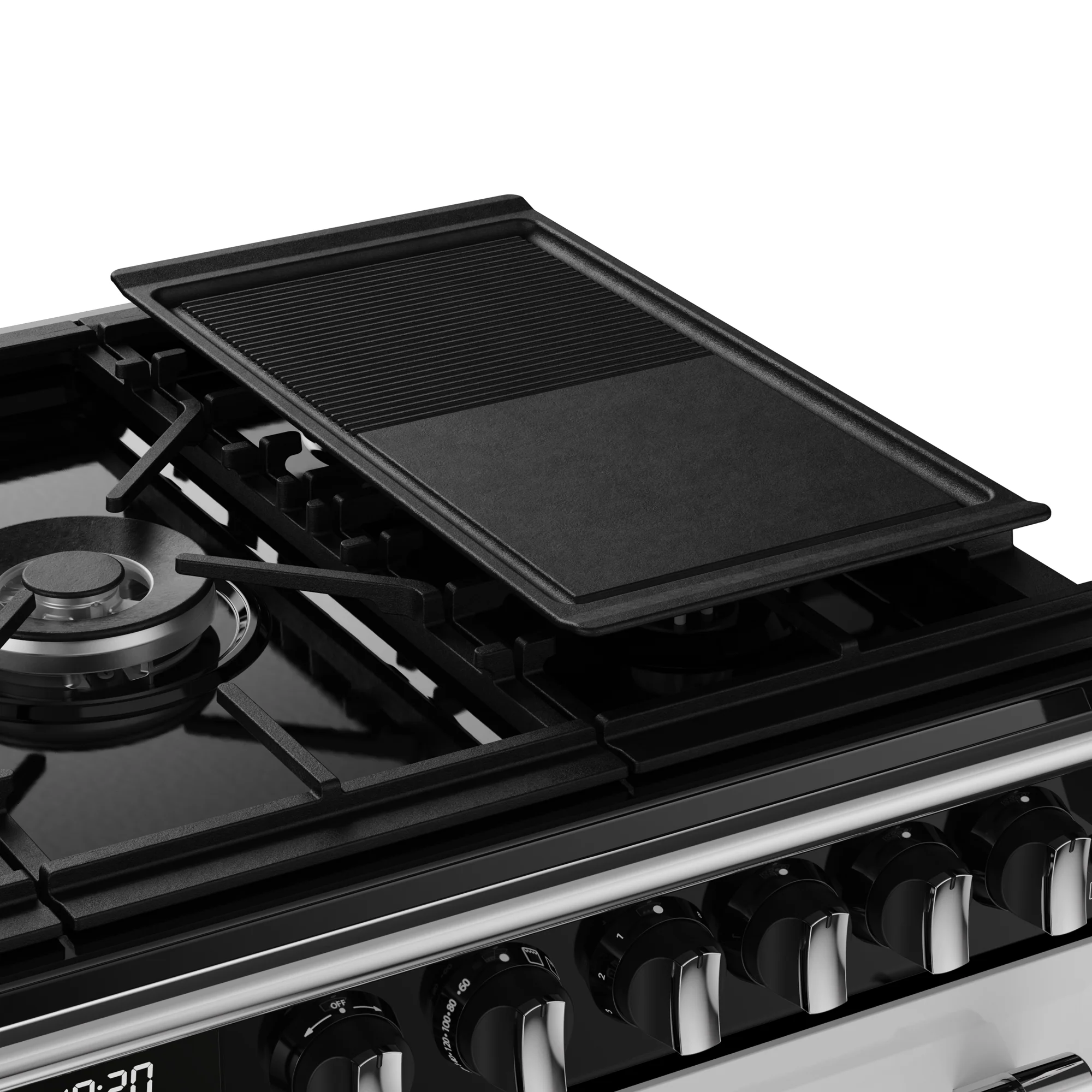 Stoves Richmond Deluxe Colour Boutique 100cm Dual Fuel Range Cooker 444412016 Ice White - Image 7