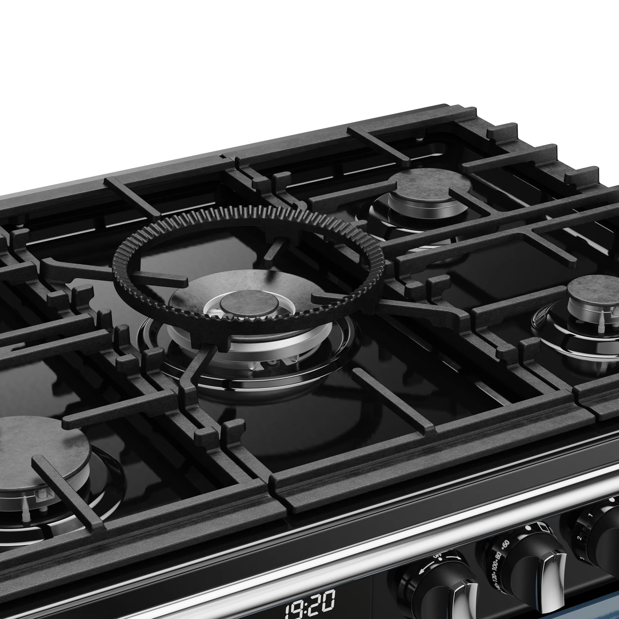 Stoves Richmond Deluxe Colour Boutique 100cm Dual Fuel Range Cooker 444412017 Twilight Blue - Image 6