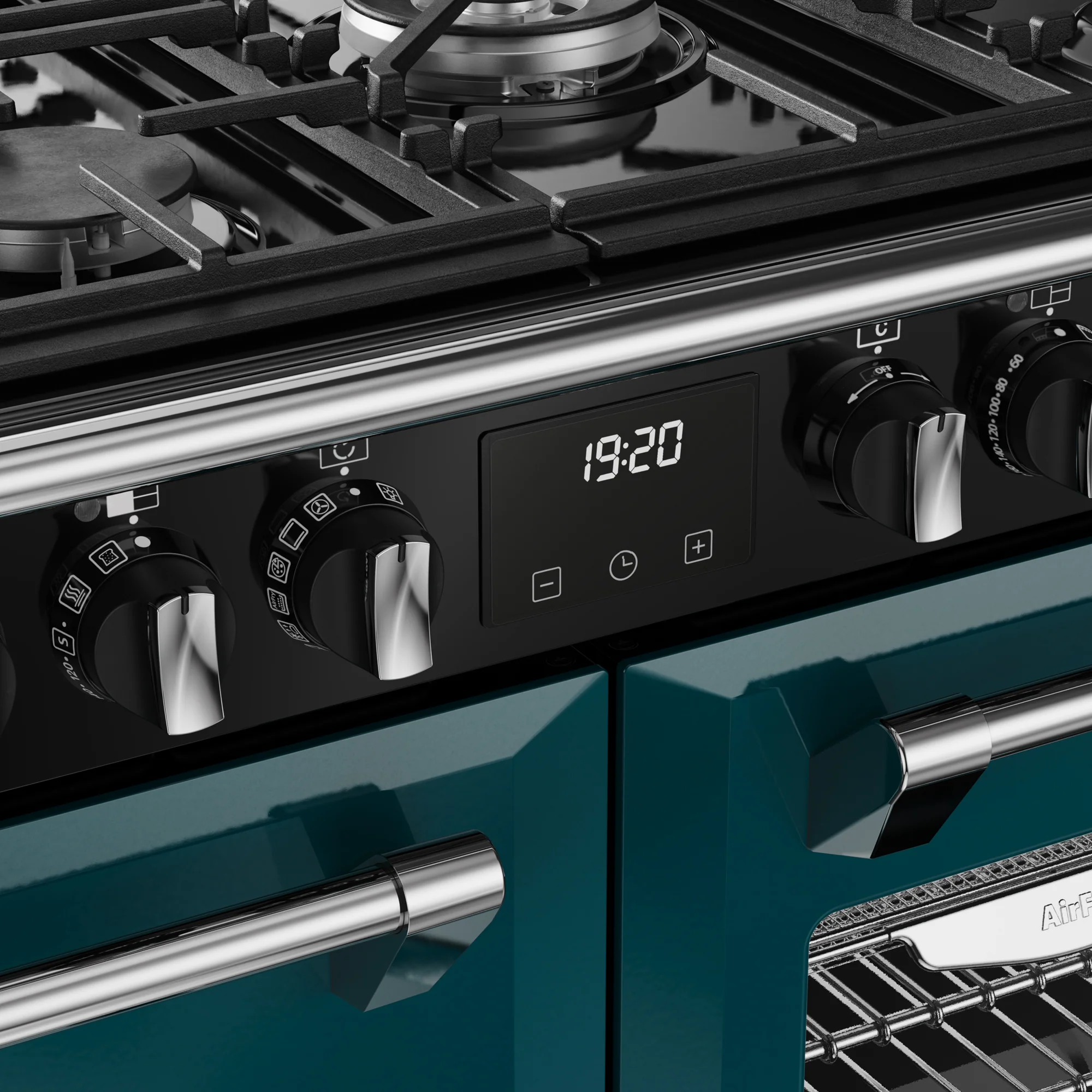 Stoves Richmond Deluxe Colour Boutique 100cm Dual Fuel Range Cooker 444412019 Deep Marine - Image 6