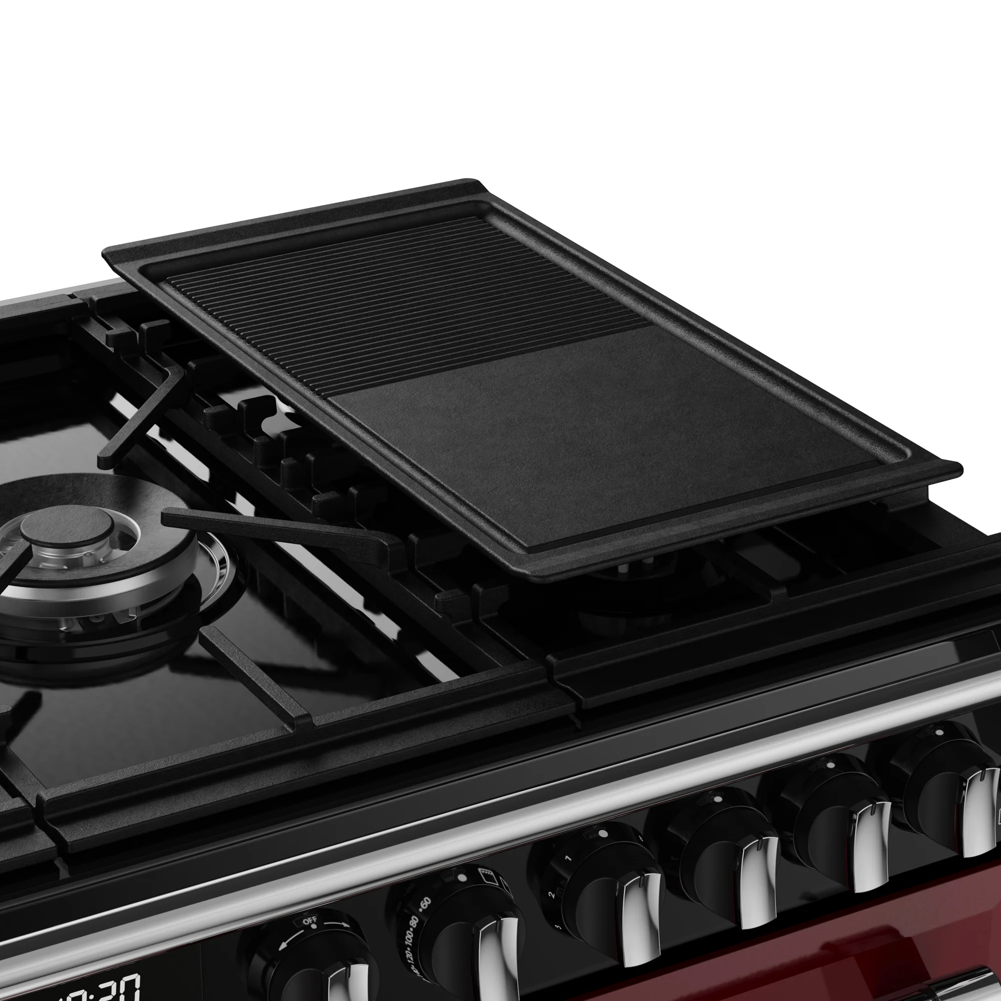 Stoves Richmond Deluxe Colour Boutique 100cm Dual Fuel Range Cooker 444412020 Garnet Red - Image 8