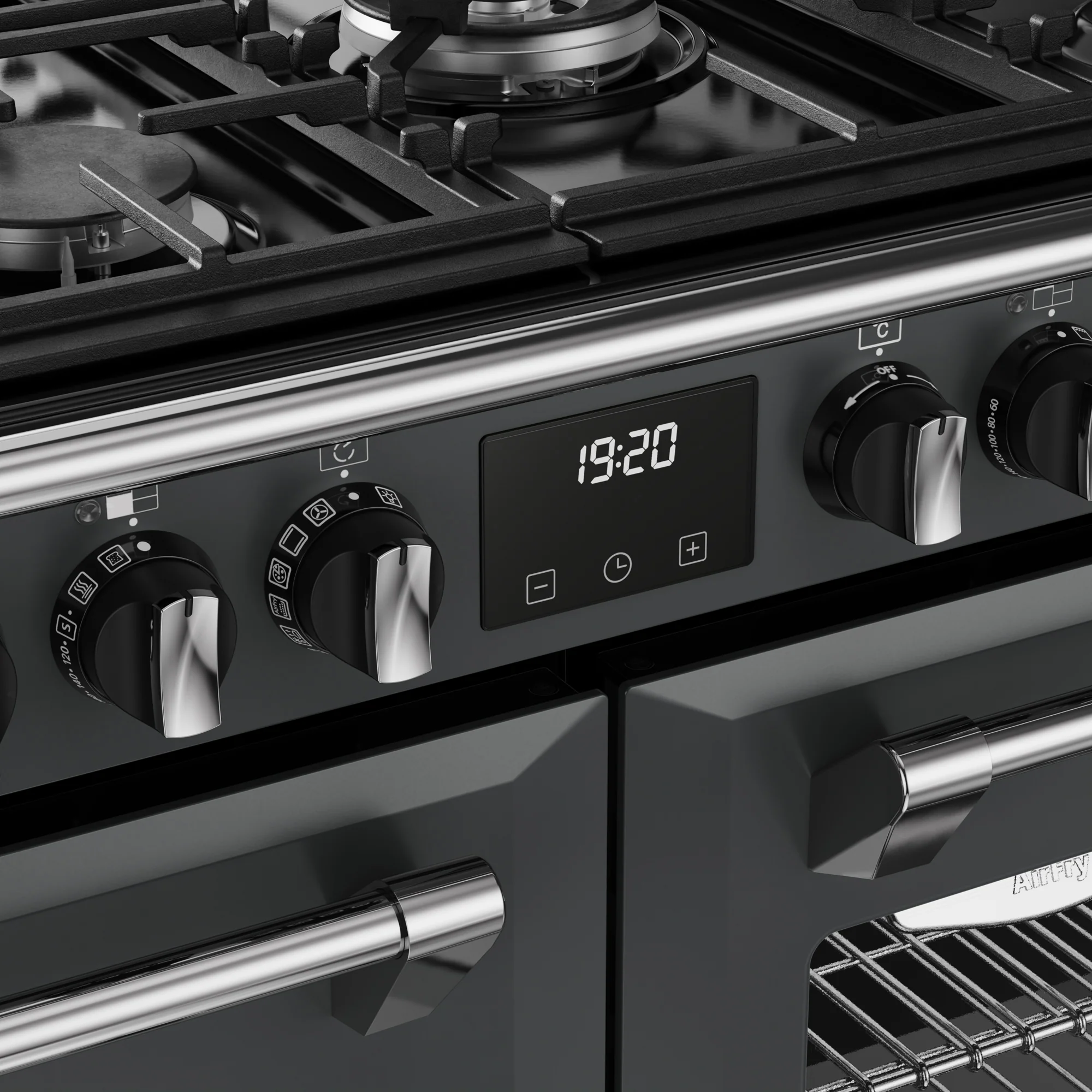 Stoves Richmond Deluxe Colour Boutique 110cm Dual Fuel Range Cooker 444412027 Anthracite Grey - Image 7