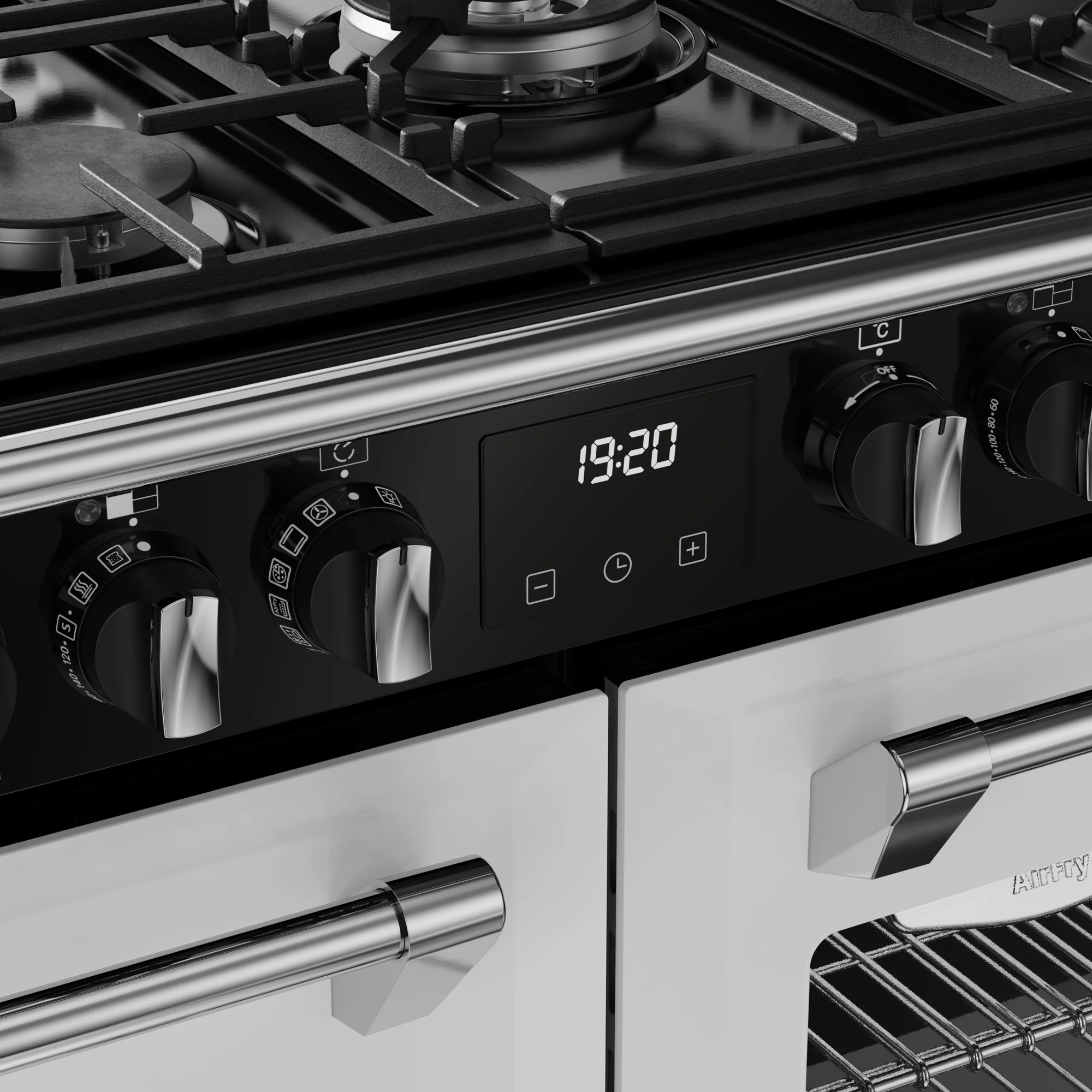 Stoves Richmond Deluxe Colour Boutique 110cm Dual Fuel Range Cooker 444412028 Ice White - Image 5