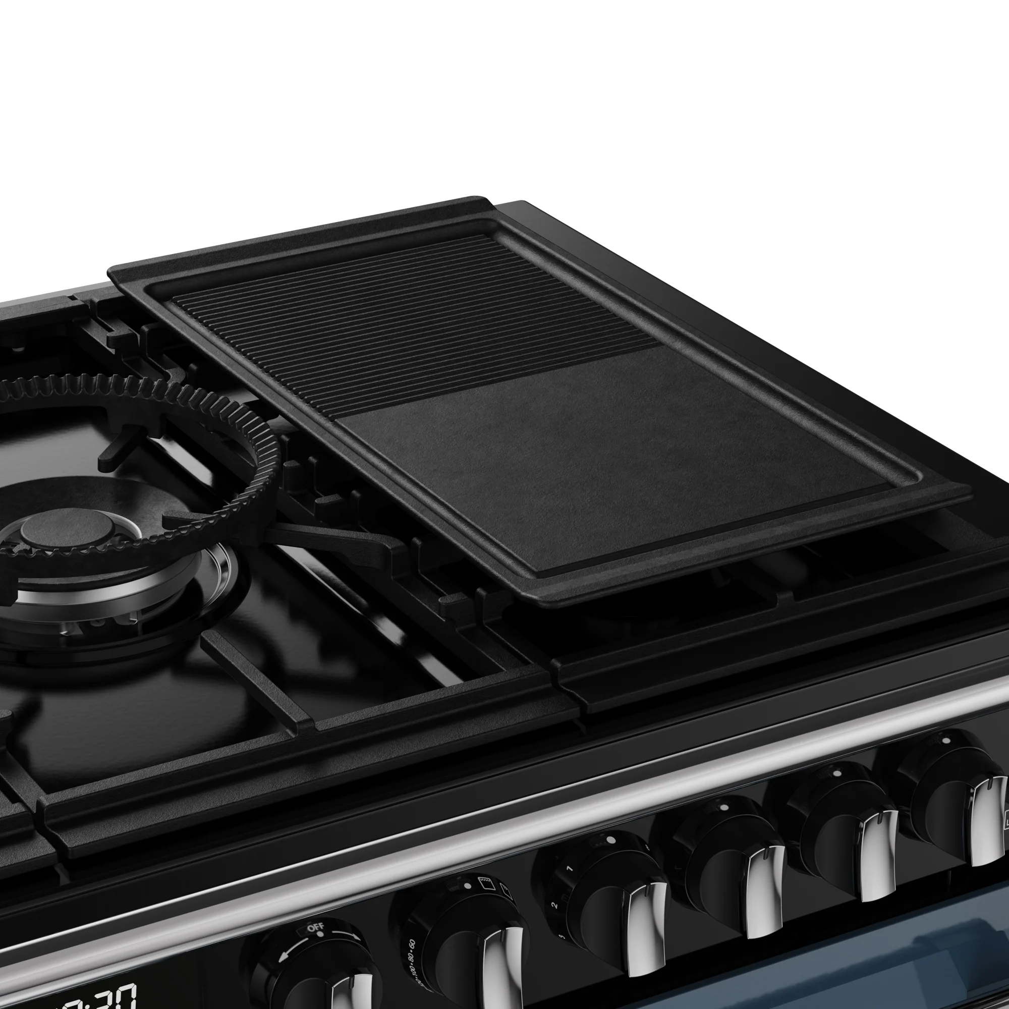 Stoves Richmond Deluxe Colour Boutique 110cm Dual Fuel Range Cooker 444412029 Twilight Blue - Image 6