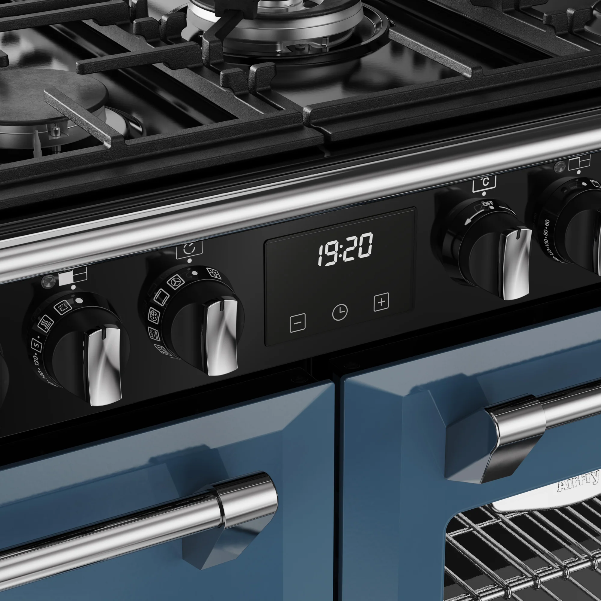 Stoves Richmond Deluxe Colour Boutique 110cm Dual Fuel Range Cooker 444412029 Twilight Blue - Image 7