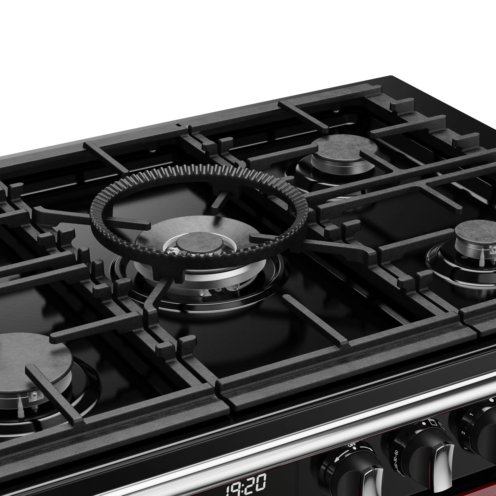 Stoves Richmond Deluxe Colour Boutique 110cm Dual Fuel Range Cooker 444412032 Garnet Red - Image 7