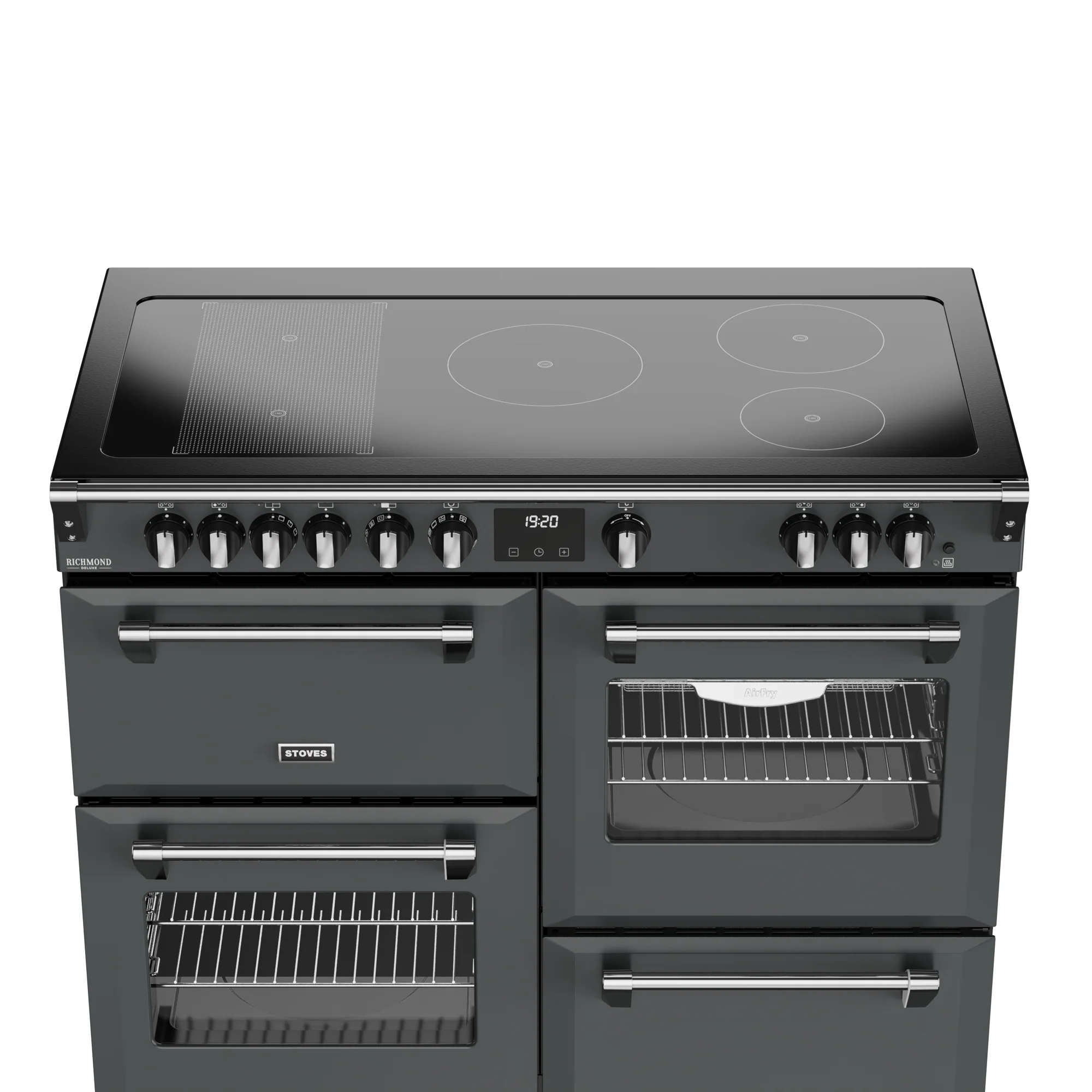 Stoves Richmond Deluxe Colour Boutique 110cm Induction Range Cooker 444412033 Anthracite Grey - Image 4