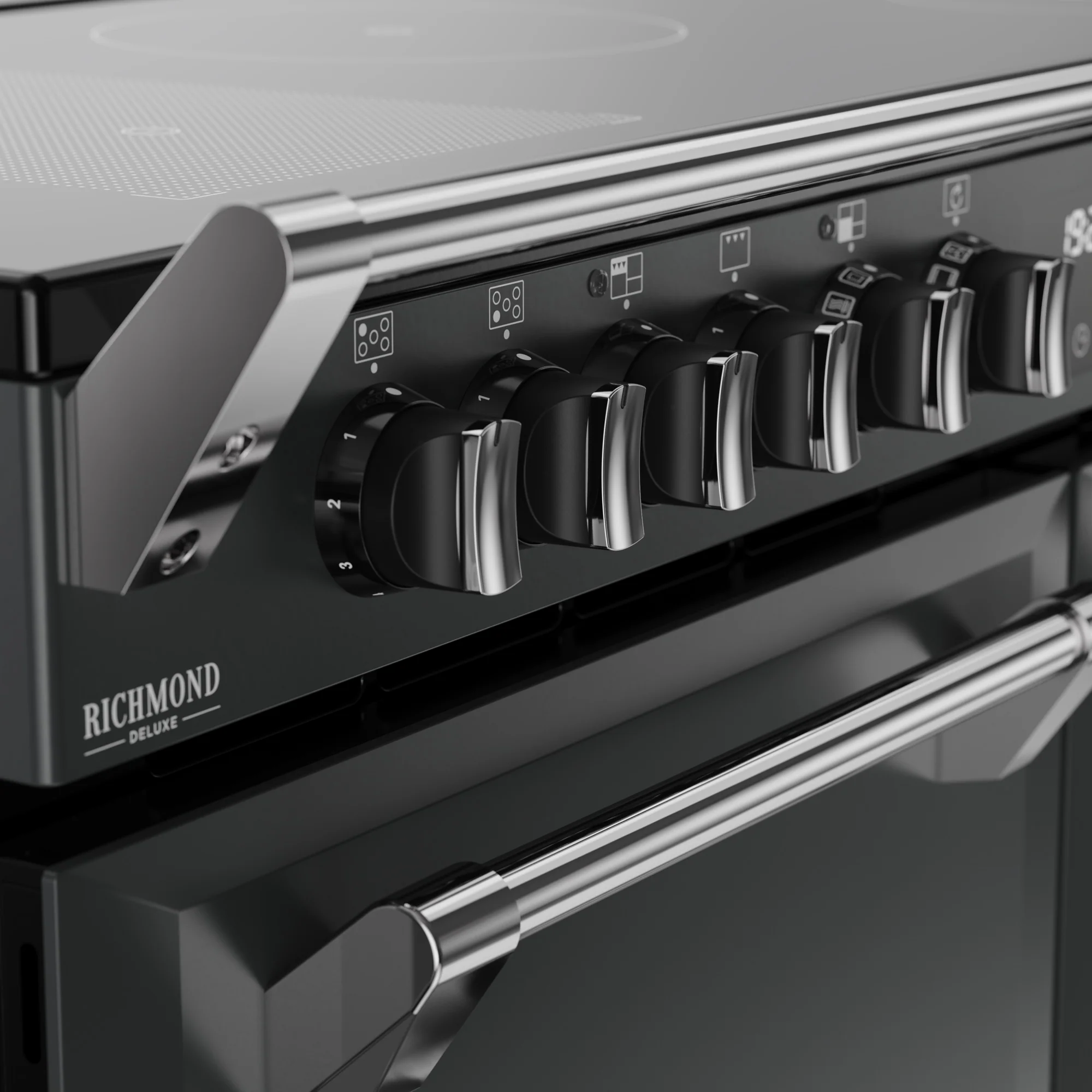 Stoves Richmond Deluxe Colour Boutique 110cm Induction Range Cooker 444412033 Anthracite Grey - Image 5