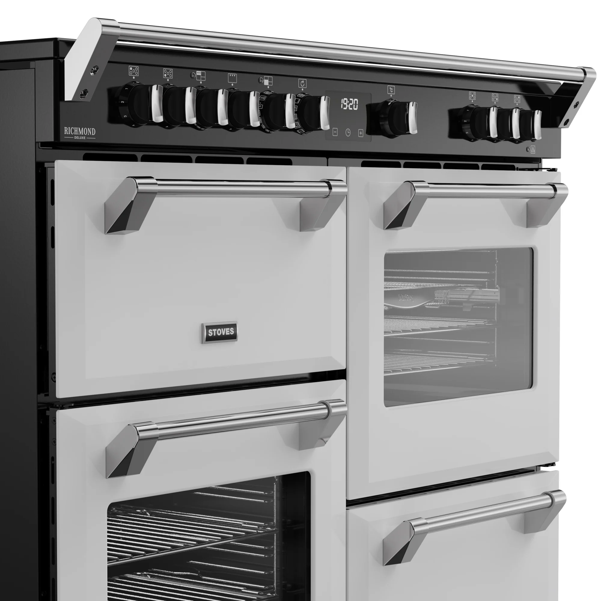 Stoves Richmond Deluxe Colour Boutique 110cm Induction Range Cooker 444412034 Ice White - Image 4
