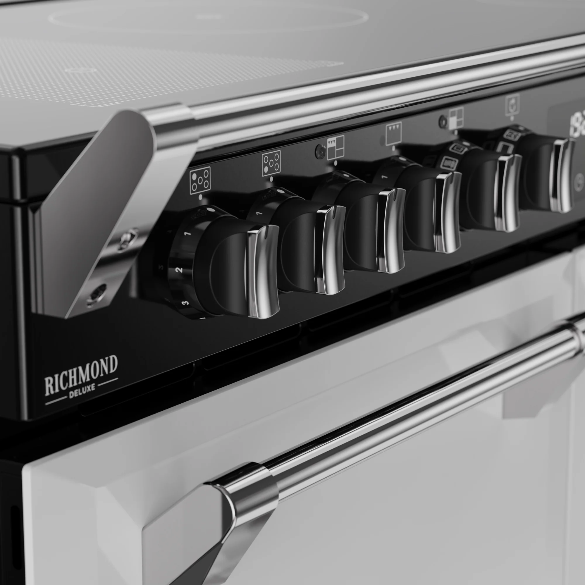 Stoves Richmond Deluxe Colour Boutique 110cm Induction Range Cooker 444412034 Ice White - Image 5
