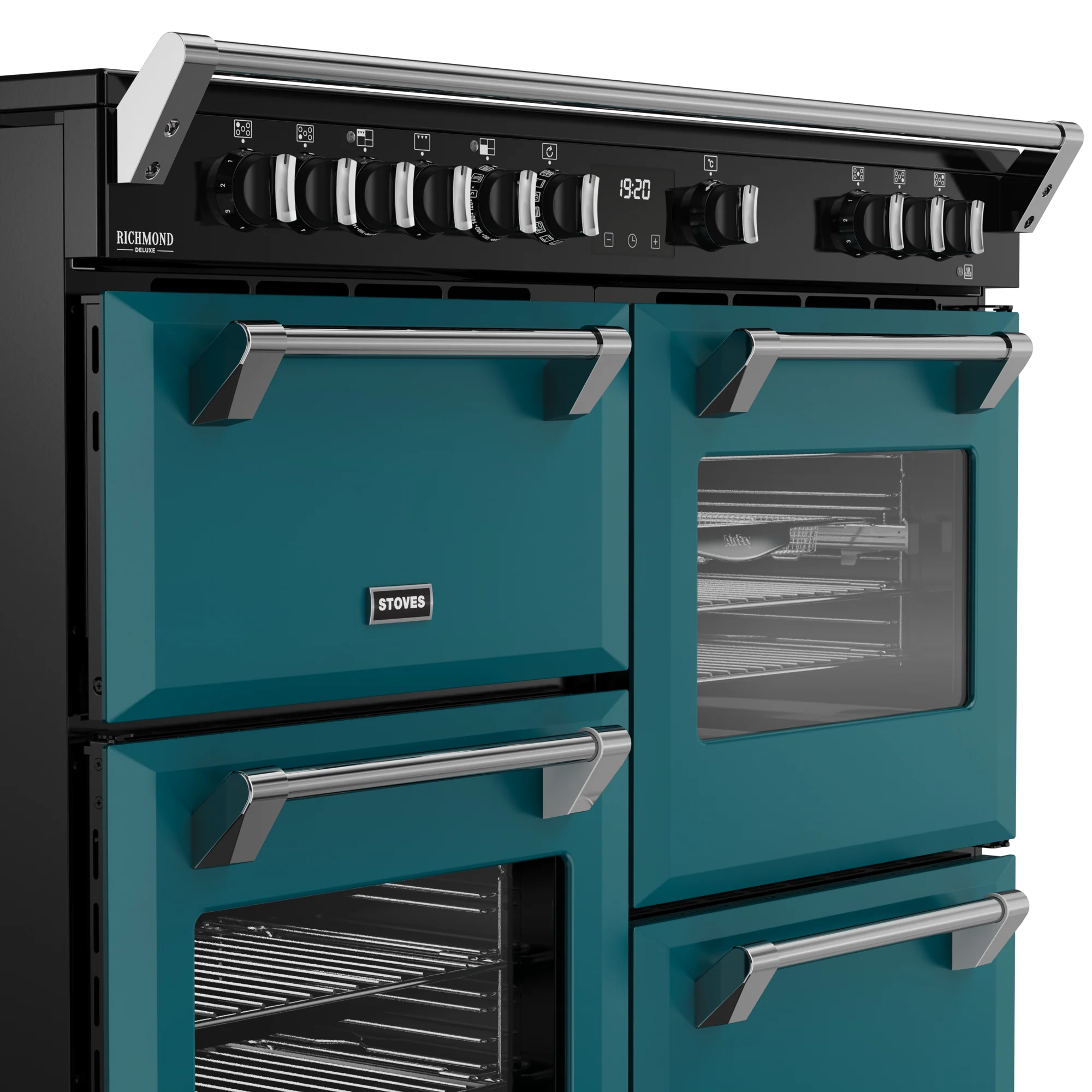 Stoves Richmond Deluxe Colour Boutique 110cm Induction Range Cooker 444412037 Deep Marine - Image 3