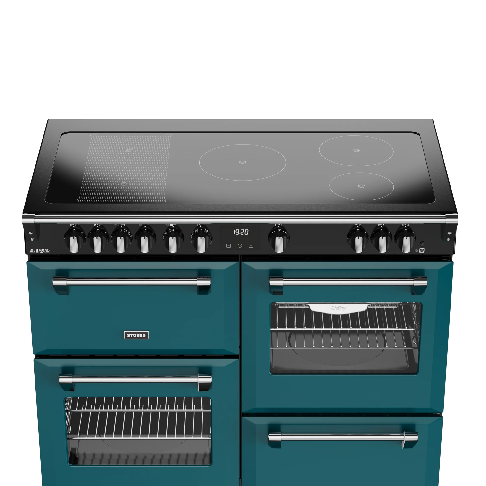 Stoves Richmond Deluxe Colour Boutique 110cm Induction Range Cooker 444412037 Deep Marine - Image 4