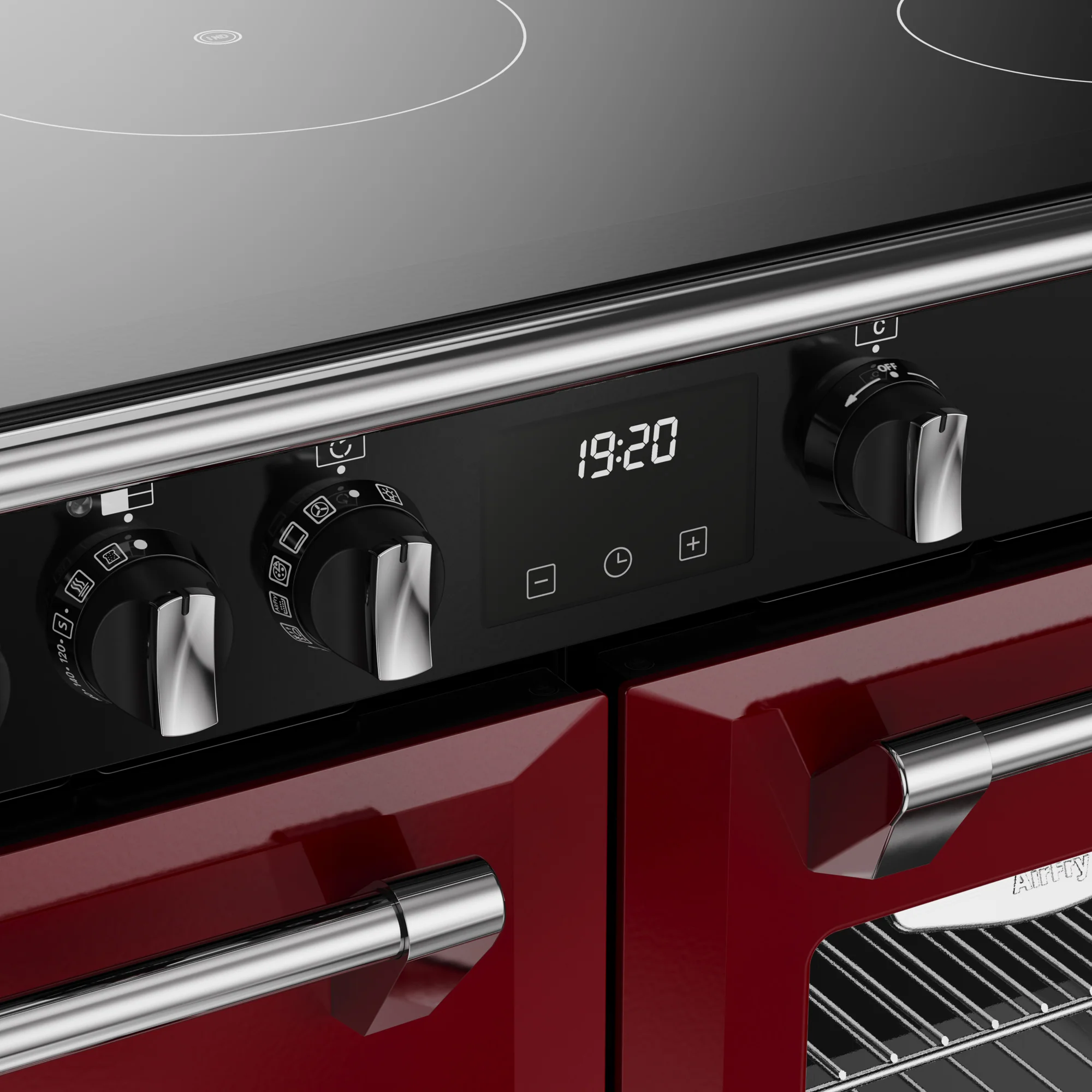 Stoves Richmond Deluxe Colour Boutique 110cm Induction Range Cooker 444412038 Garnet Red - Image 5