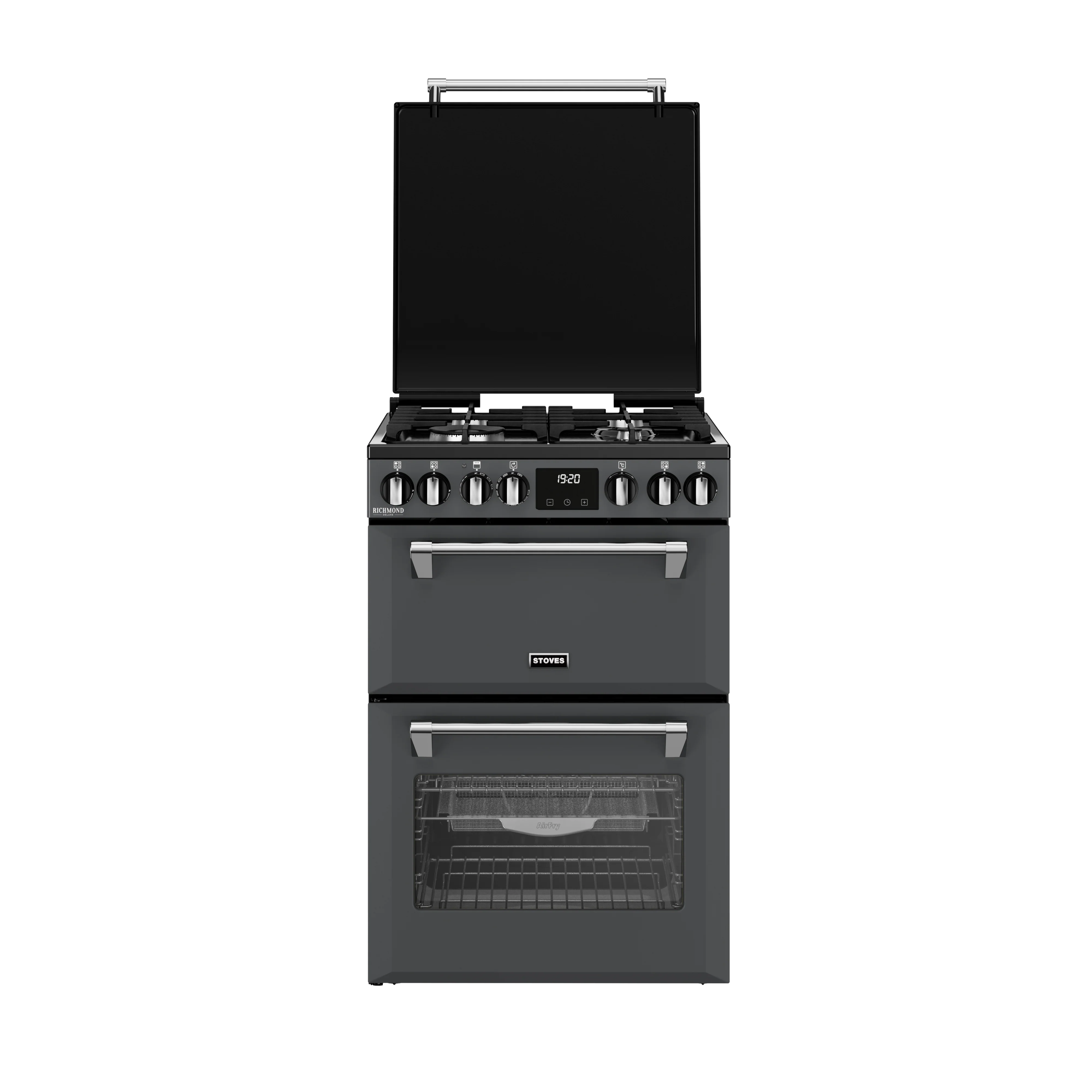 Stoves Richmond Deluxe Colour Boutique 444411843 Anthracite 60cm Freestanding Dual Fuel Cooker - Image 2