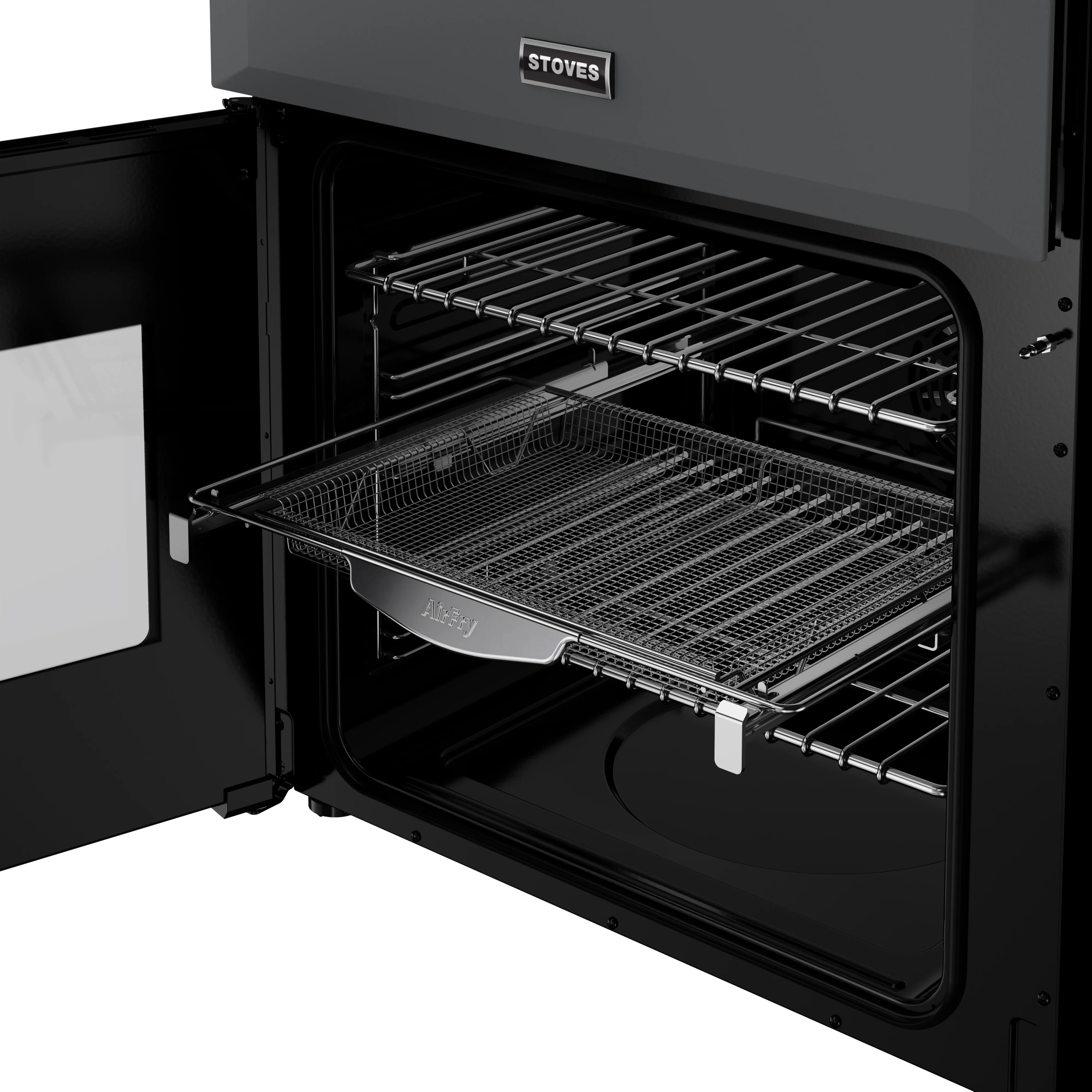 Stoves Richmond Deluxe Colour Boutique 444411843 Anthracite 60cm Freestanding Dual Fuel Cooker - Image 4