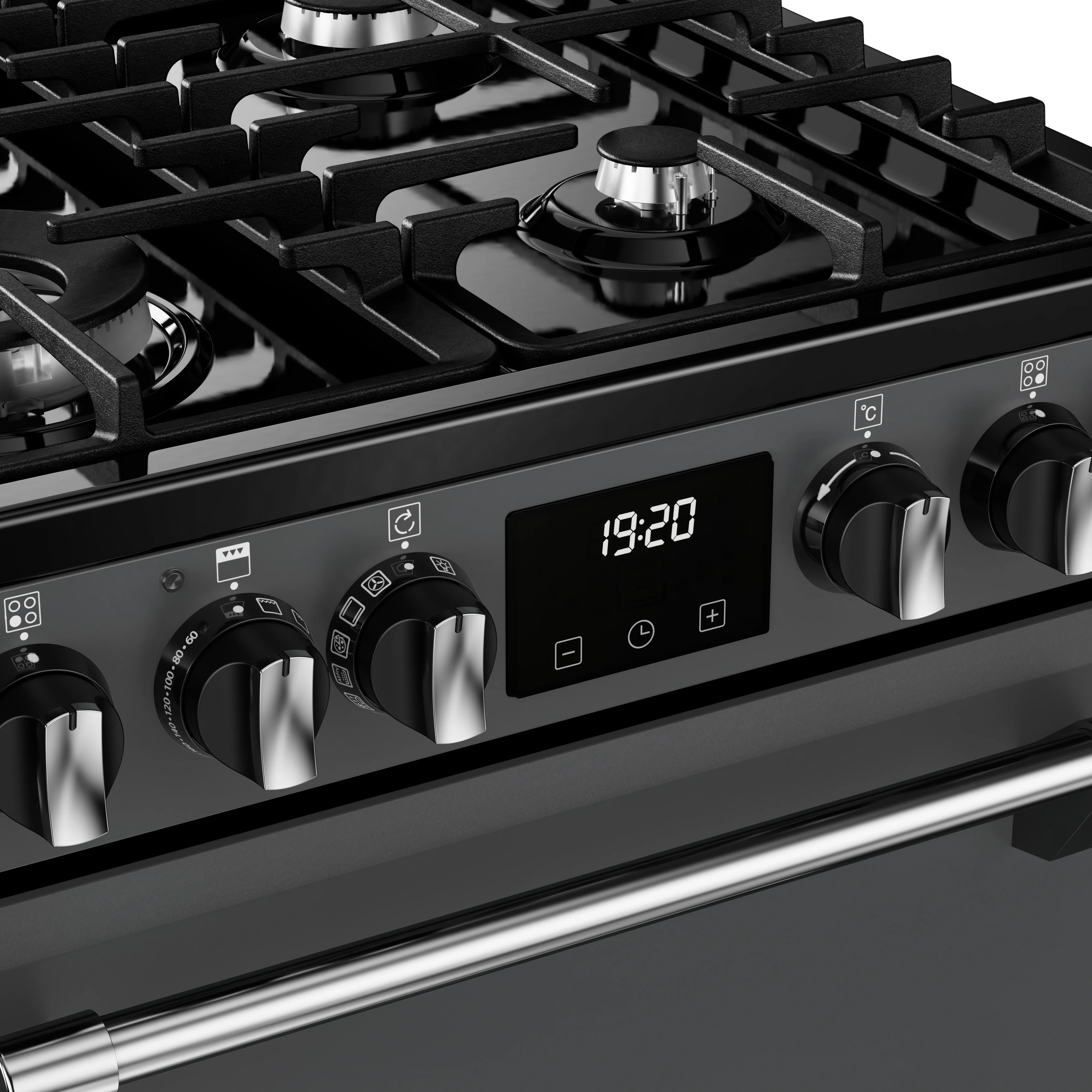 Stoves Richmond Deluxe Colour Boutique 444411843 Anthracite 60cm Freestanding Dual Fuel Cooker - Image 6